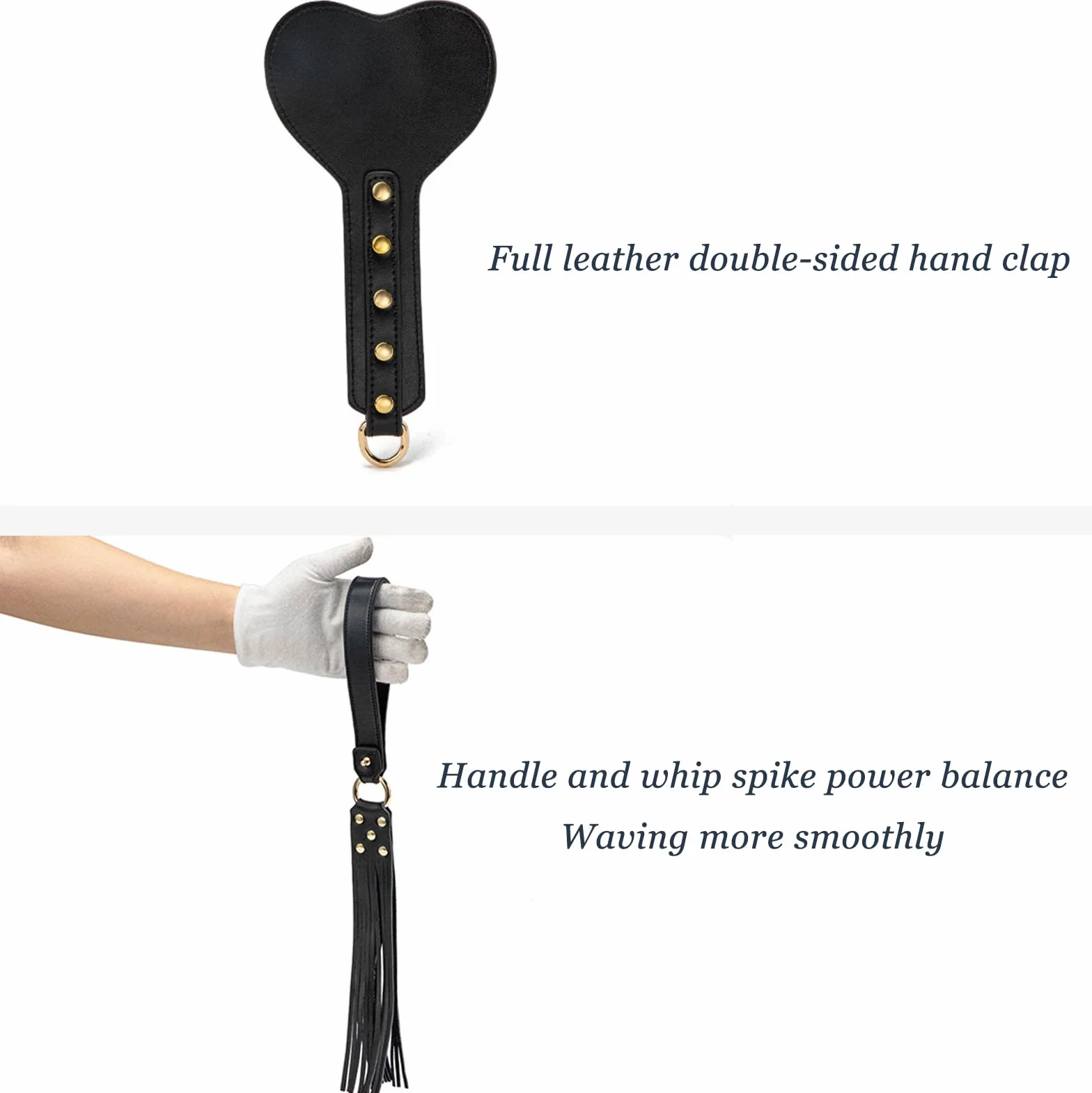 8 PCS SM Sesso Bondage Set, Vincoli Giocattoli del Sesso per Le Coppie, Kit Bondage Giocattolo Sessuale per Adulti, Portatile Manette in Pelle Sexy Giocattoli Frusta-Black