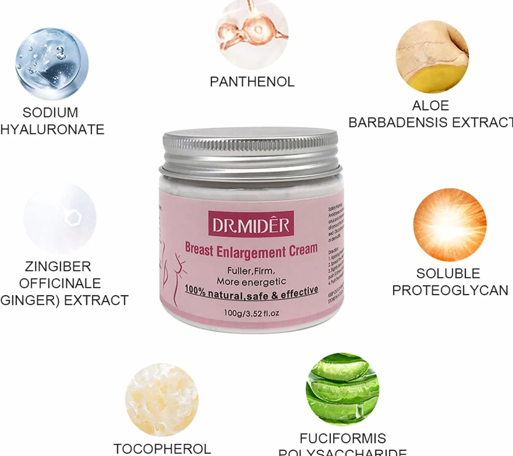 Dr Mider Crema per l'ingrandimento del seno rassodante e lifting