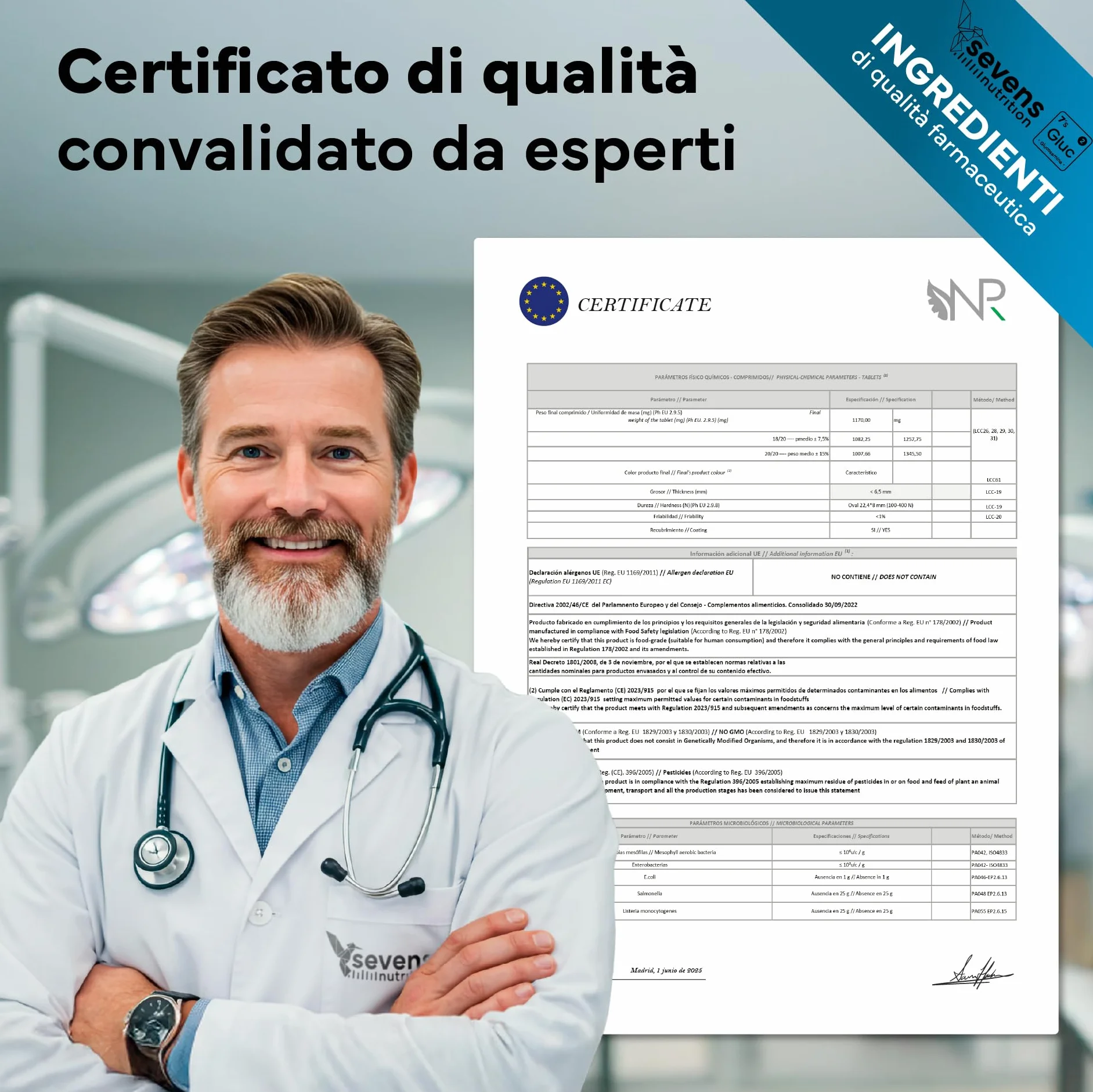 Glucosamina, Condroitina e MSM – Integratore per Articolazioni, Cartilagine e Ossa – Formula con Boswellia, Vitamine C e D3 – 180 Capsule ad Alta Densità – Sevens Nutrition