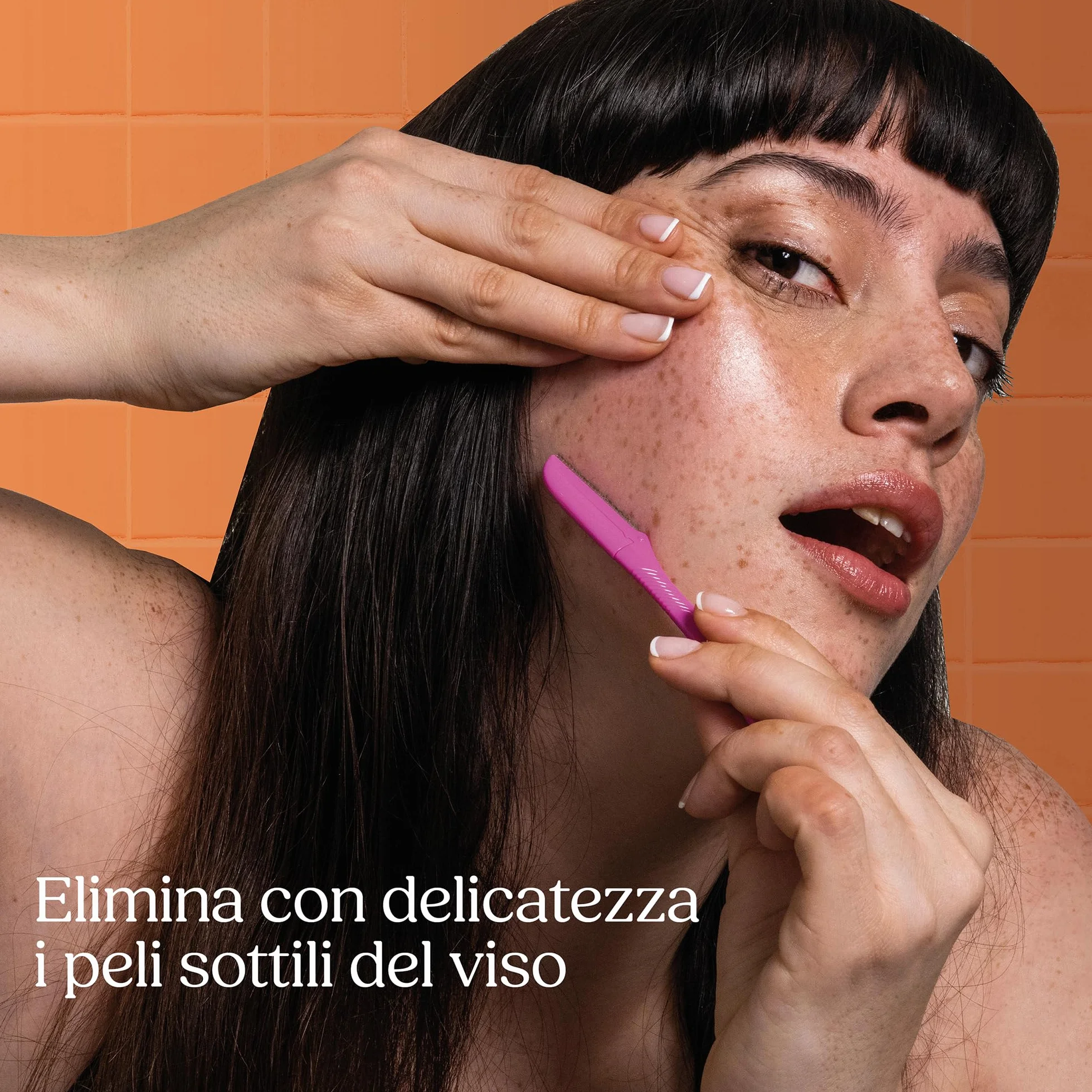 Wilkinson Sword Intuition rasoio per sopracciglia XL con 5 beauty tool e cappuccio di precisione