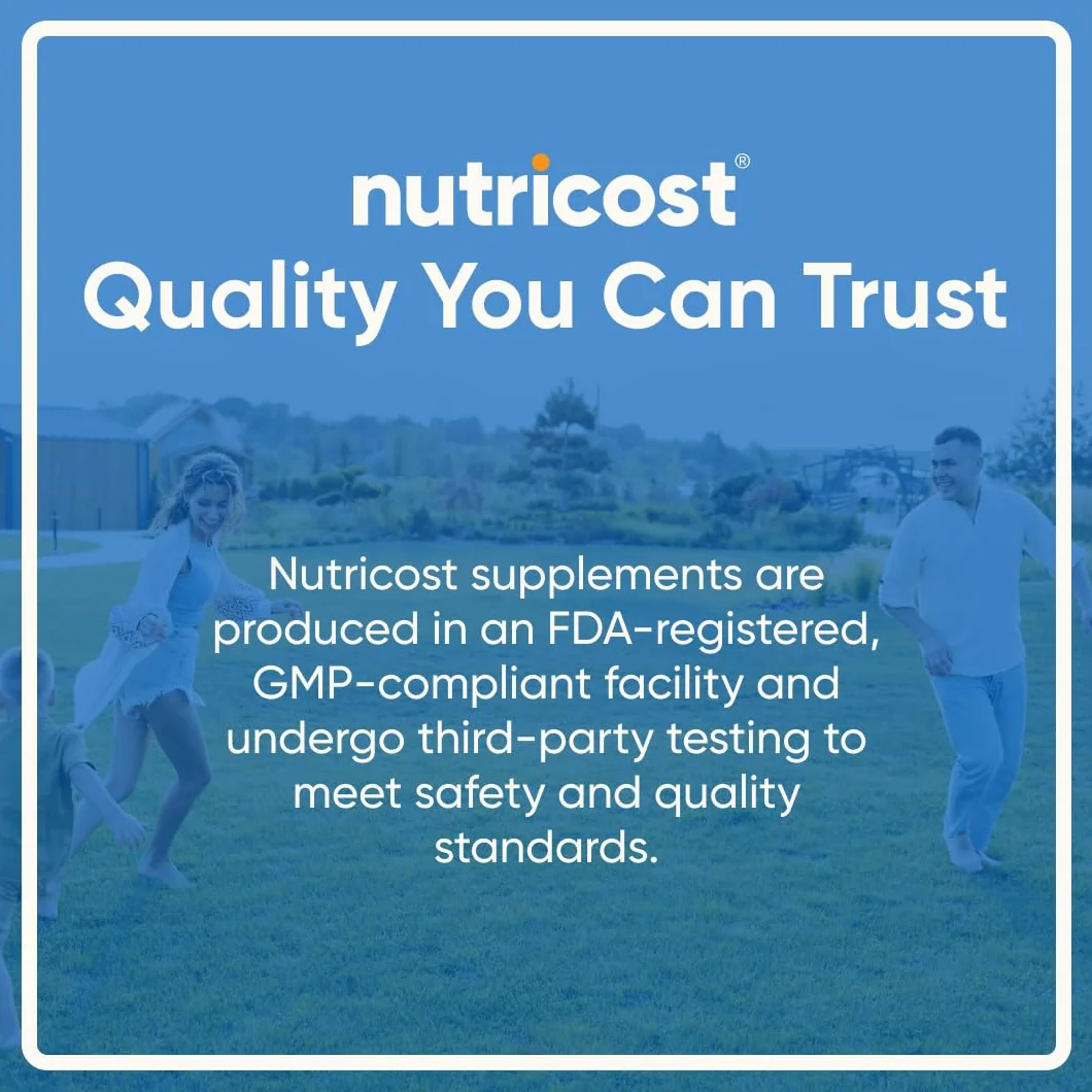 Nutricost N-Acetyl L-Cisteina (NAC) 600mg, 180 capsule - Capsule vegetali, non OGM, senza glutine