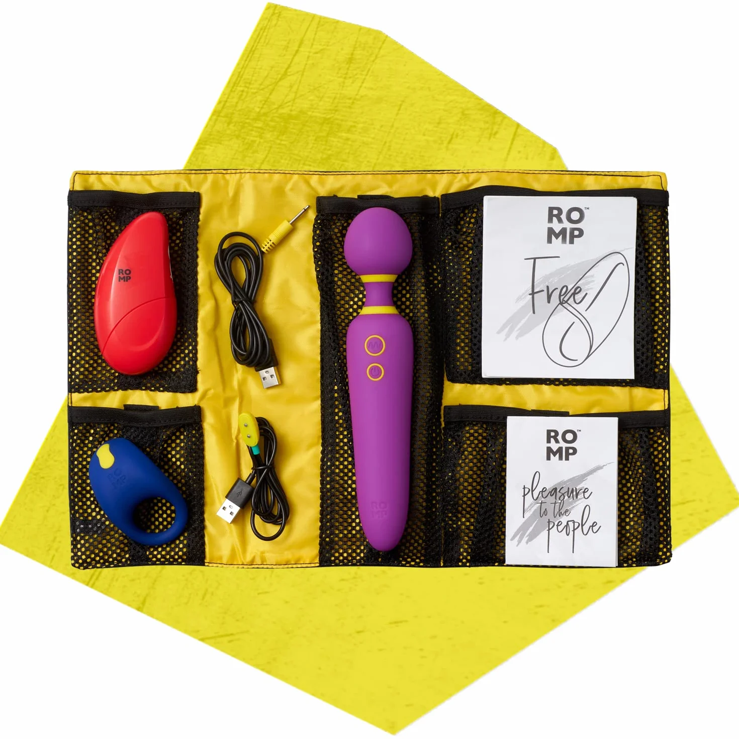ROMP Pleasure Kit Sex Toys per Coppie Succhia Clitoride Donna Viaggio Massaggiatore 6 Modalità Anello Vibrante Pene Uomo Giochi Sesso Adulti