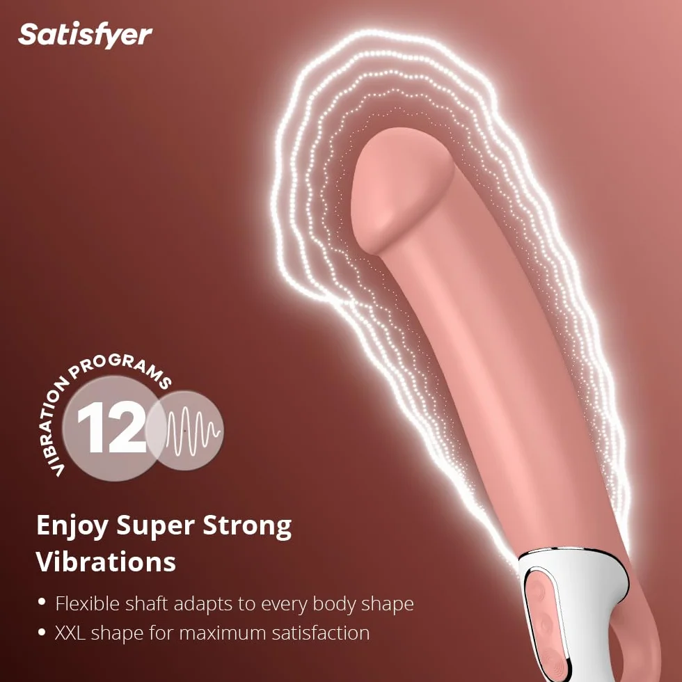 Vibratore Satisfyer G-Spot Vibes-Master | Dildo e vibratore per lei | Stimolazione clitoridea potente e silenziosa | Toy estremamente erotico | Stimolatore personale | Impermeabile (IPX7)