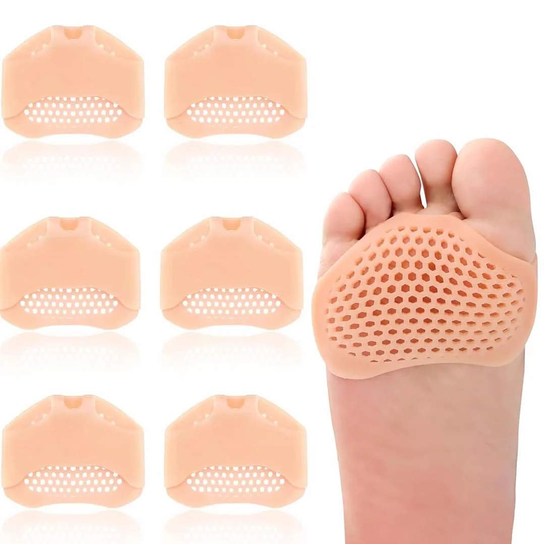 Cuscinetti Metatarsali in Gel Silicone Morbido per Donna e Uomo, Imbottiture per Avampiede per Sollievo Immediato