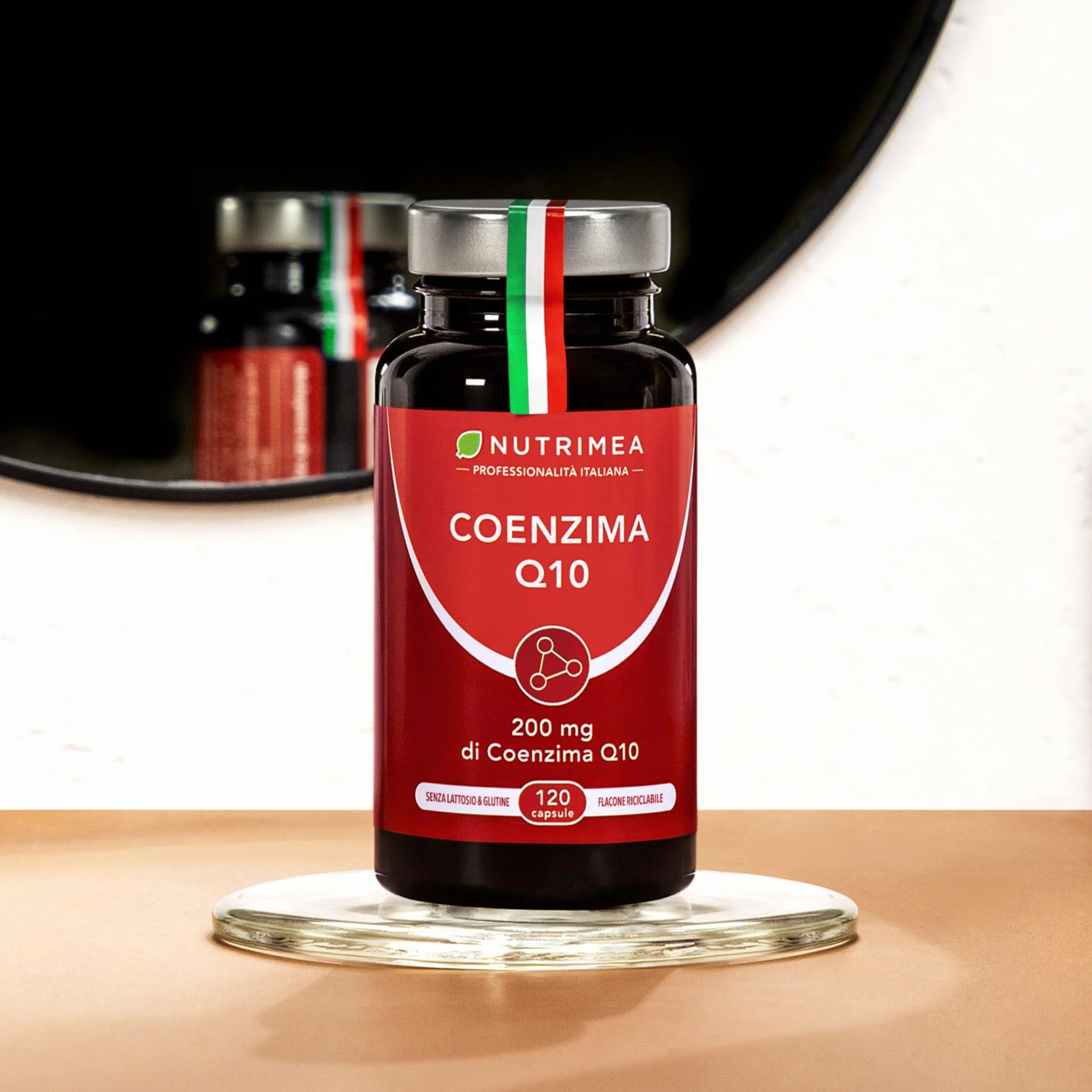 COENZIMA Q10 Ubichinolo 200 mg | Potente Integratore Naturale | Azione Anti-Età | Energia Cellulare | Massimo Assorbimento | 120 Capsule Vegane | Nutrimea