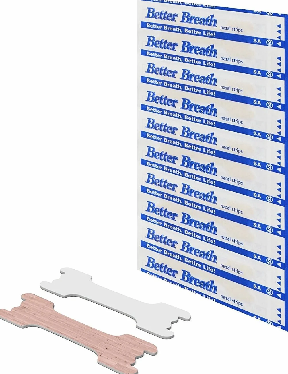 Cerotti Nasali Better Breath per Respirazione Facile, Colore Pelle, Taglia L, 100 Pezzi
