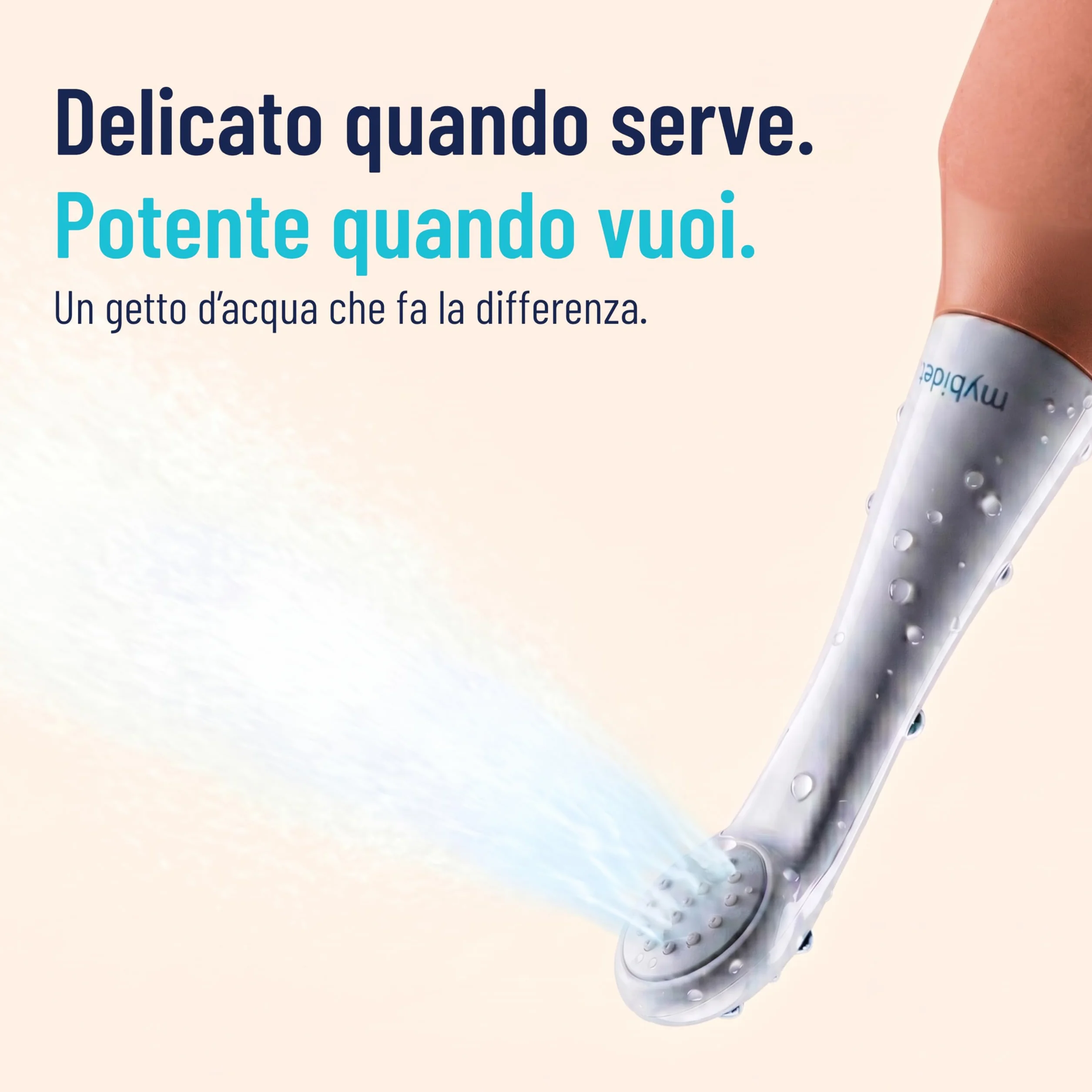 Doccia intima per glutei 0% chimica 100% acqua sostenibile senza batterie