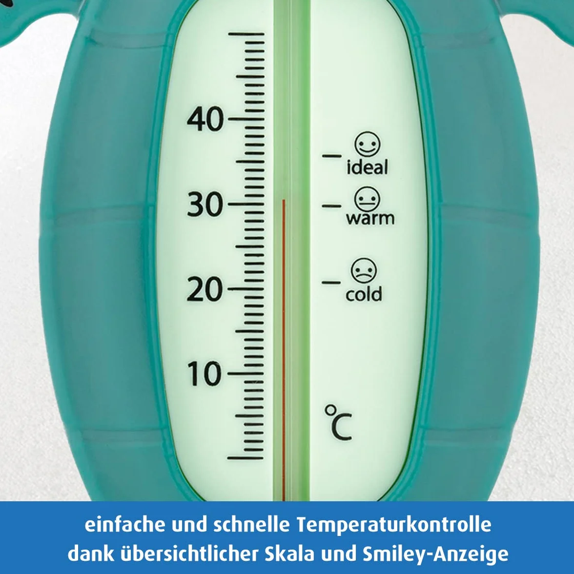 Reer GmbH Termometro da Bagno per Bambini, a Prova di Bambino, Verde