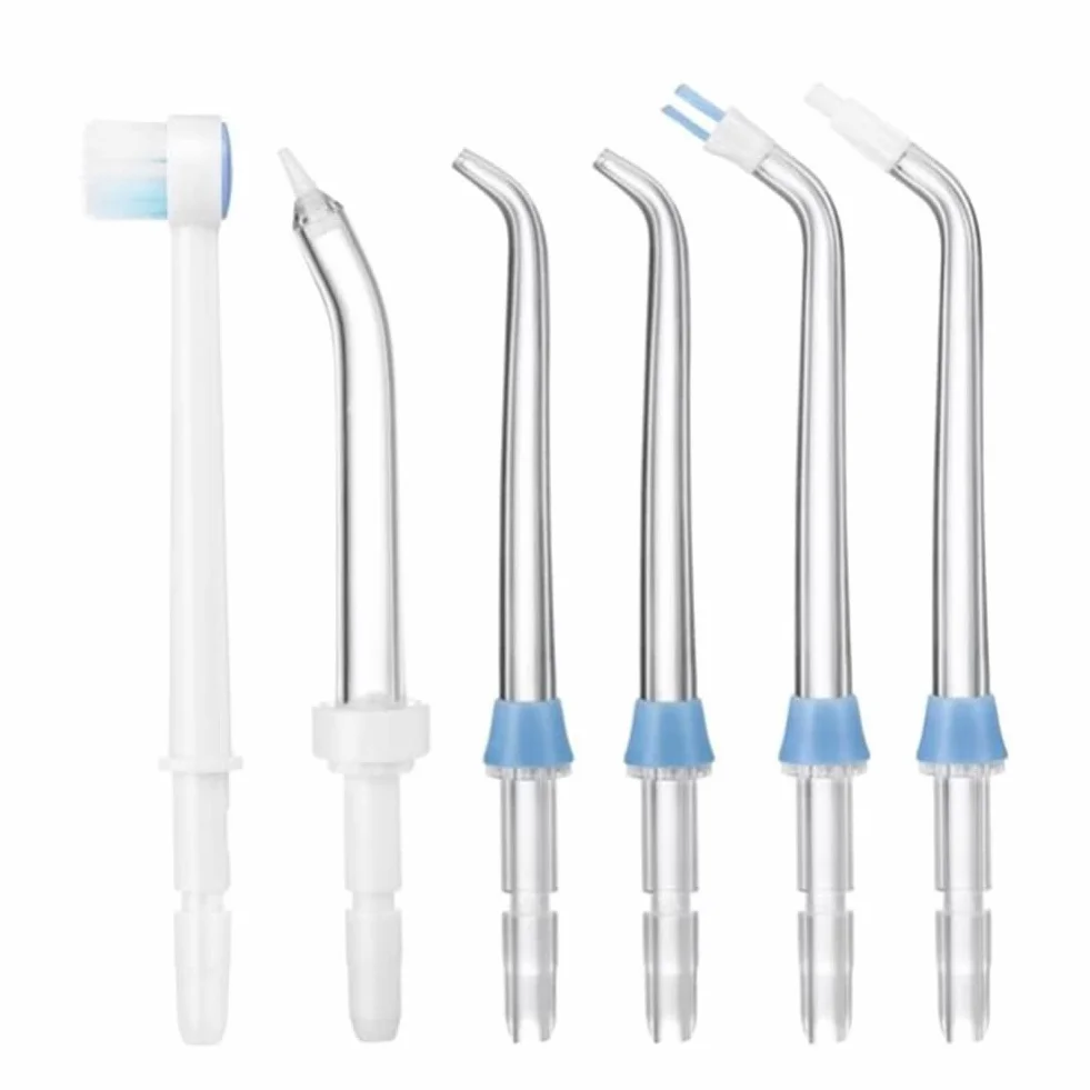 6 pezzi Set di Ugelli per Irrigatore Orale Punte del Getto di Ricambio Compatibile con Waterpik Idropulsore WP-100 WP-250 WP-450 WP-560 WP-660 WP-811 WP-900 WP-940