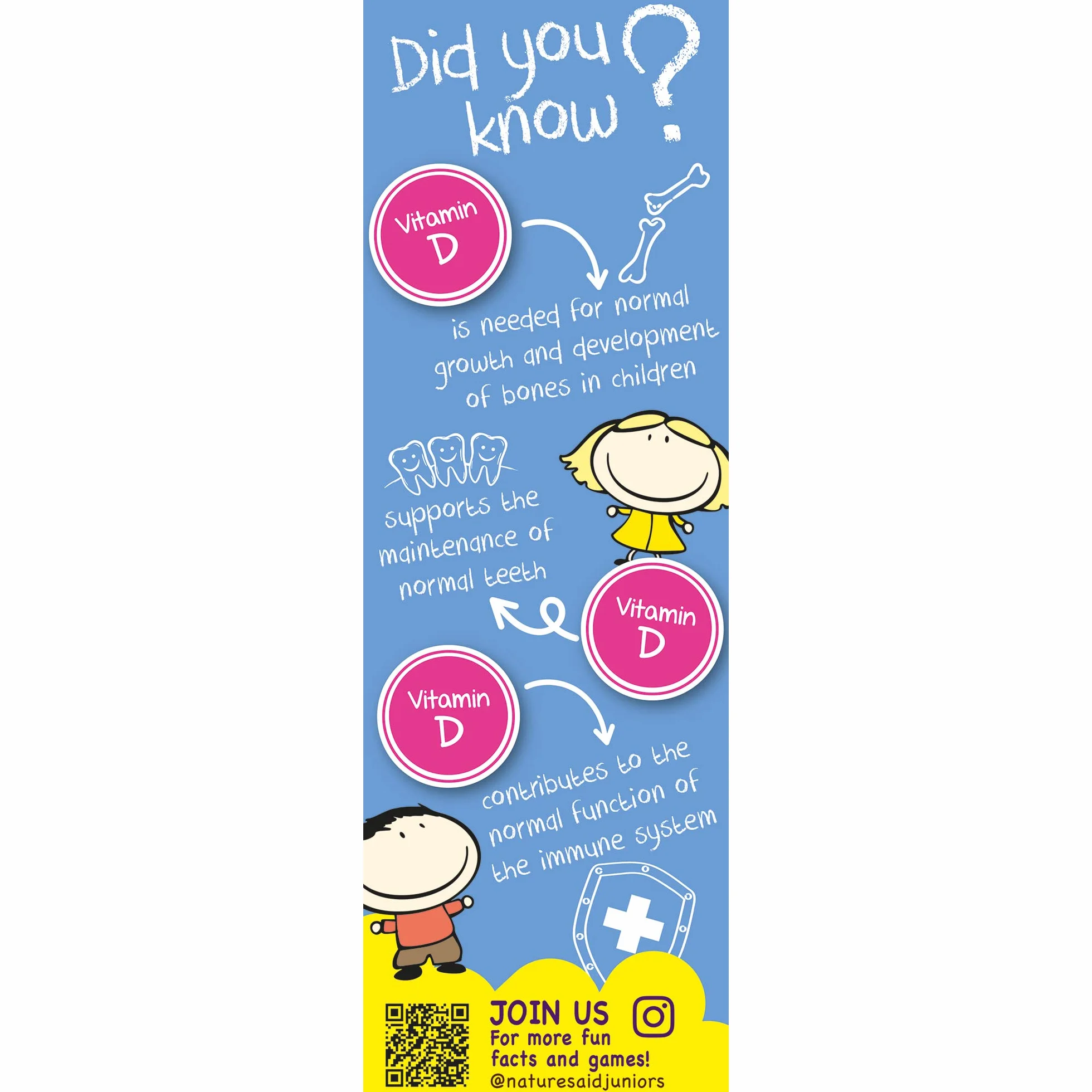 Natures Aid Mini Drops Vitamina D3 50ml per Neonati e Bambini, Supporto per Ossa, Denti e Sistema Immunitario, Senza Zucchero, Vegano, Senza Glutine, Sostegno alla Crescita per Bambini da 0 a 5 Anni
