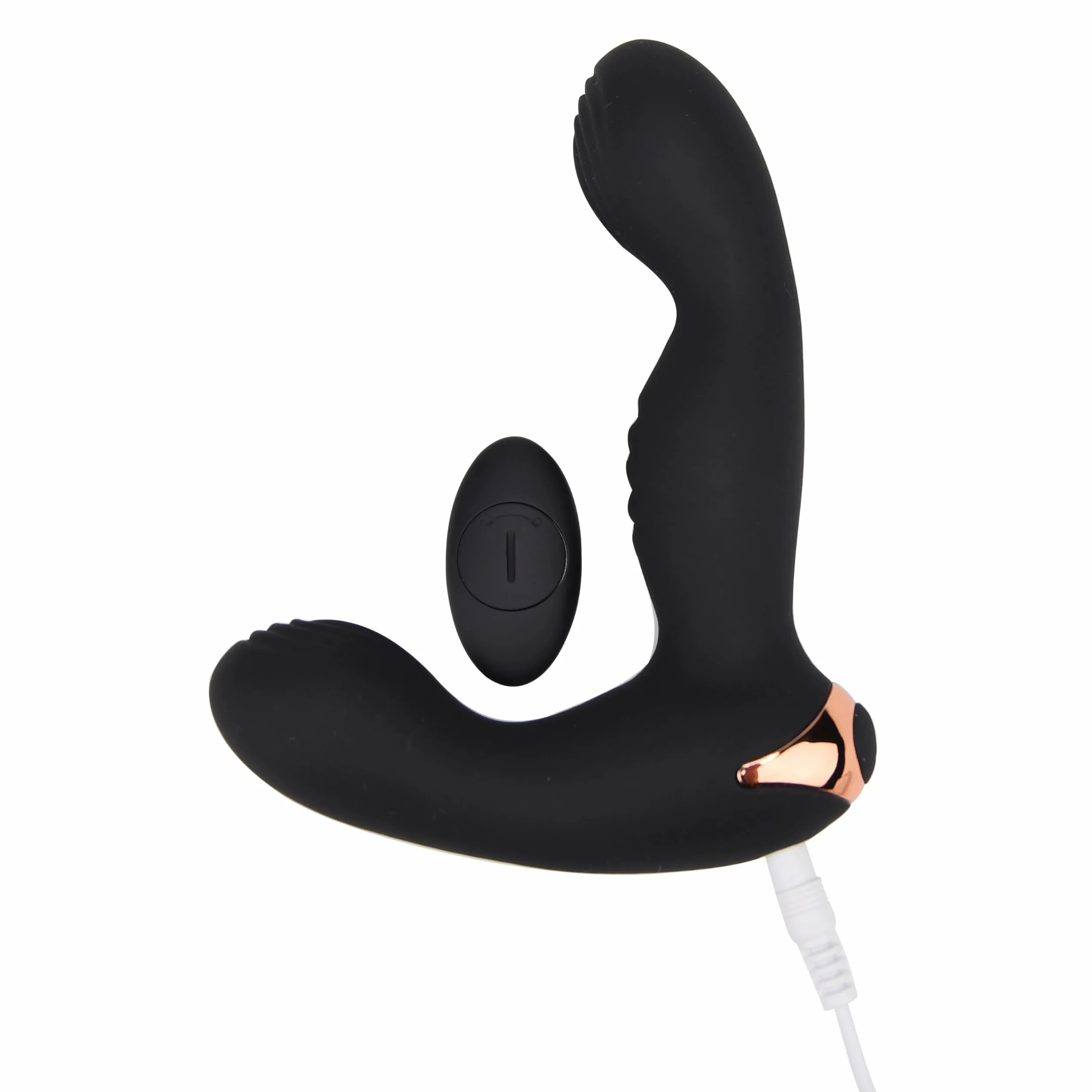 Rev-Pro Massaggiatore Prostatico con Telecomando Wireless - 10 Funzioni di Vibrazione e 6 Velocità - Stimolatore Anale Ergonomico Ricaricabile USB - Scelta Premium tra i Massaggiatori per la prostata