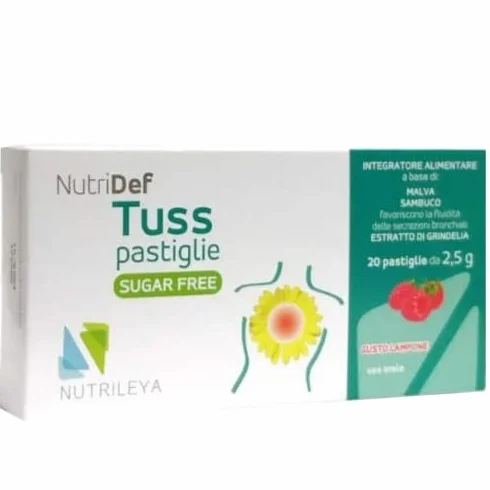 NUTRIDEF TUSS SUGAR FREE 20 PASTIGLIE GUSTO LAMPONE