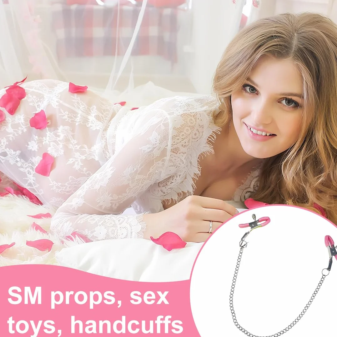 1 Pezzo pinze per capezzoli, Pinze capezzoli, capezzoli stimolanti, Rosa