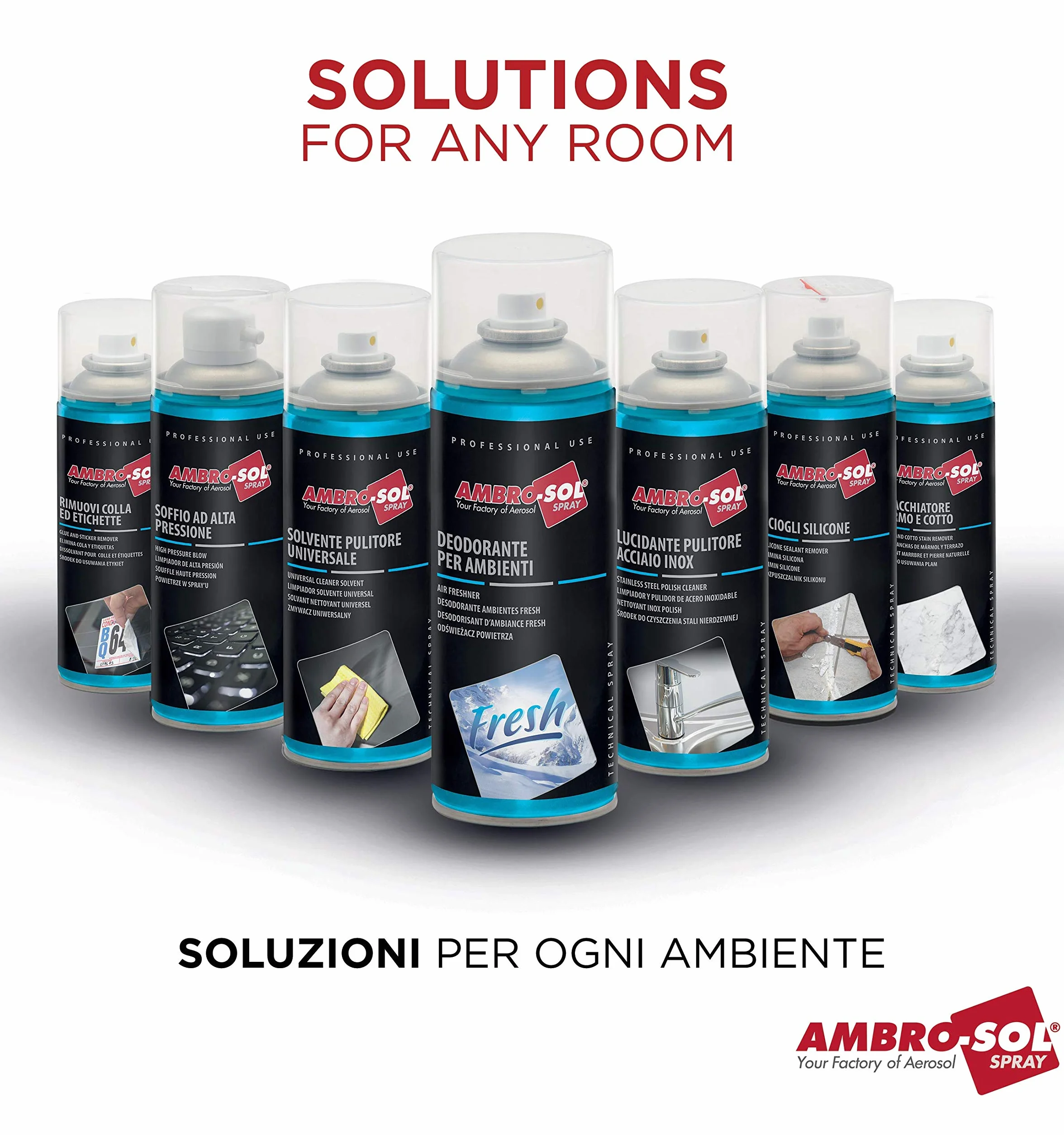 Ambro-Sol P320 Spray Igienizzante per Tessuti 400 ml