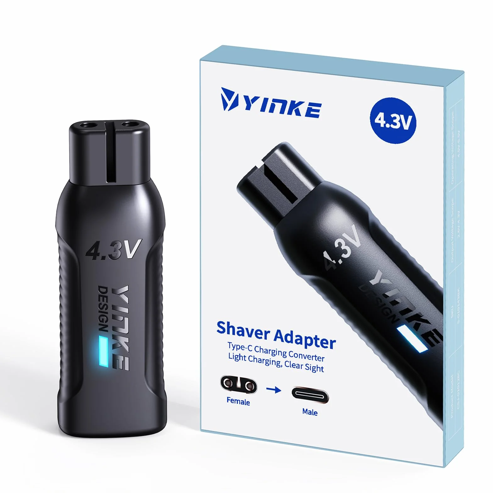 Philips Oneblade QP2510 QP2515 QP2520 QP2620 Convertitore di Caricabatteria 4,3 V Tipo C Adattatore di Alimentazione A00390