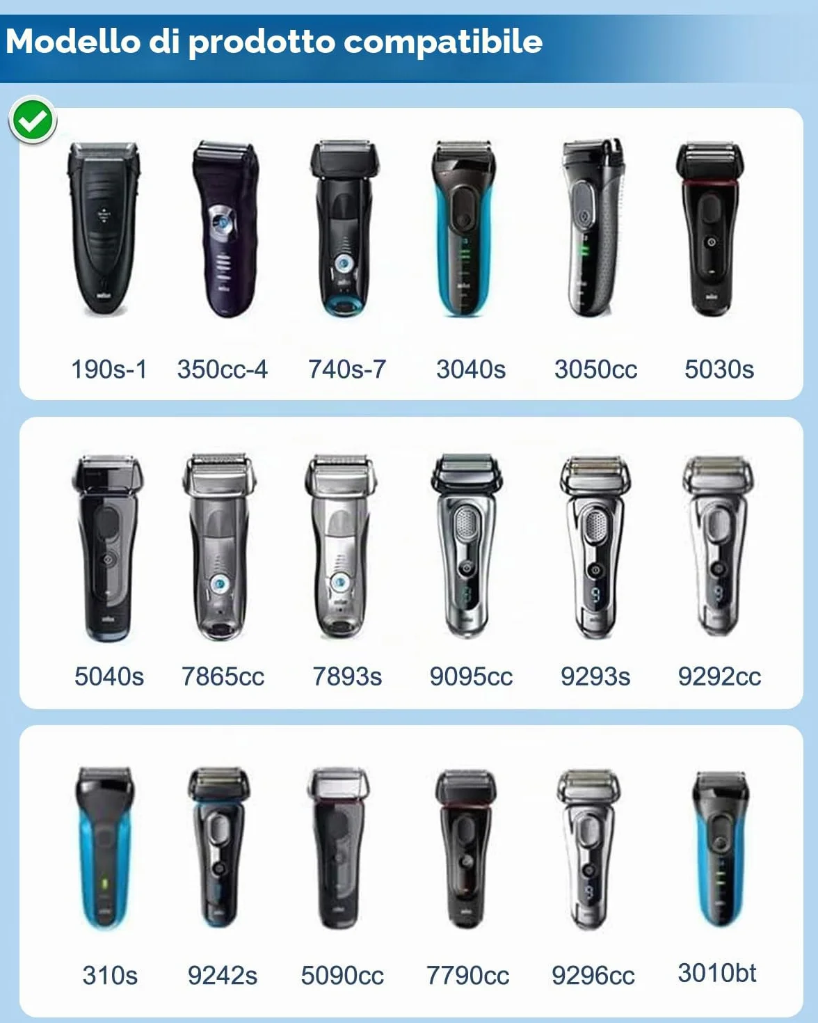 Caricabatterie 12V Compatibile con Braun Rasoio e Silk-épil Serie 9 8 7 5
