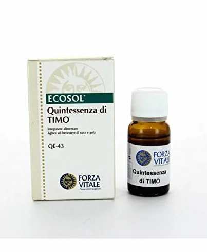 FORZAVITALE QUINTA ESENCIA TOMILLO (timo) 10 ml – Prodotto specializzato per l'uso quotidiano