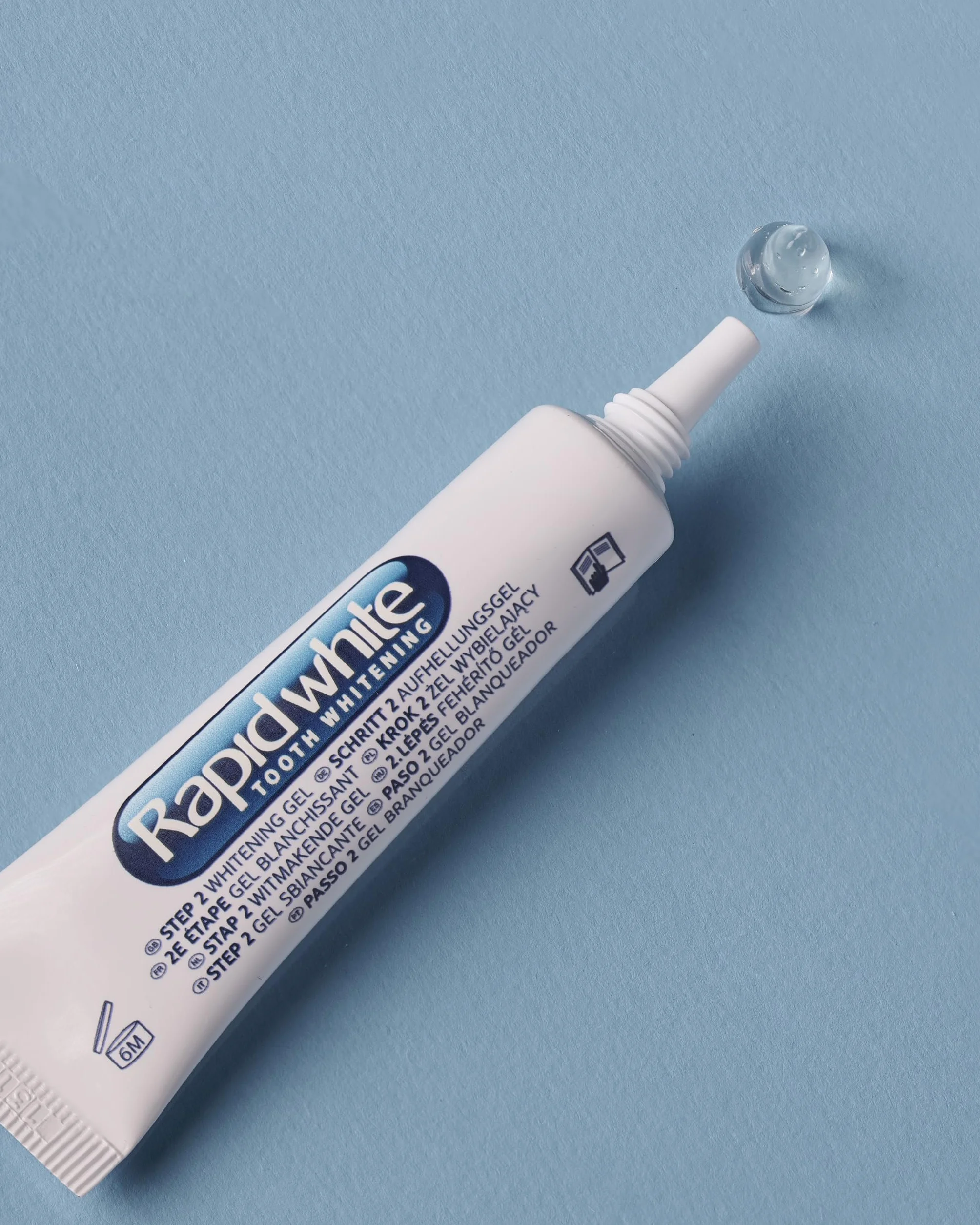 Rapid White Kit Sbiancante Denti con Dentifricio, Sbiancamento 7 Toni, Senza Perossido, Mascherina Morbida, Gusto Menta