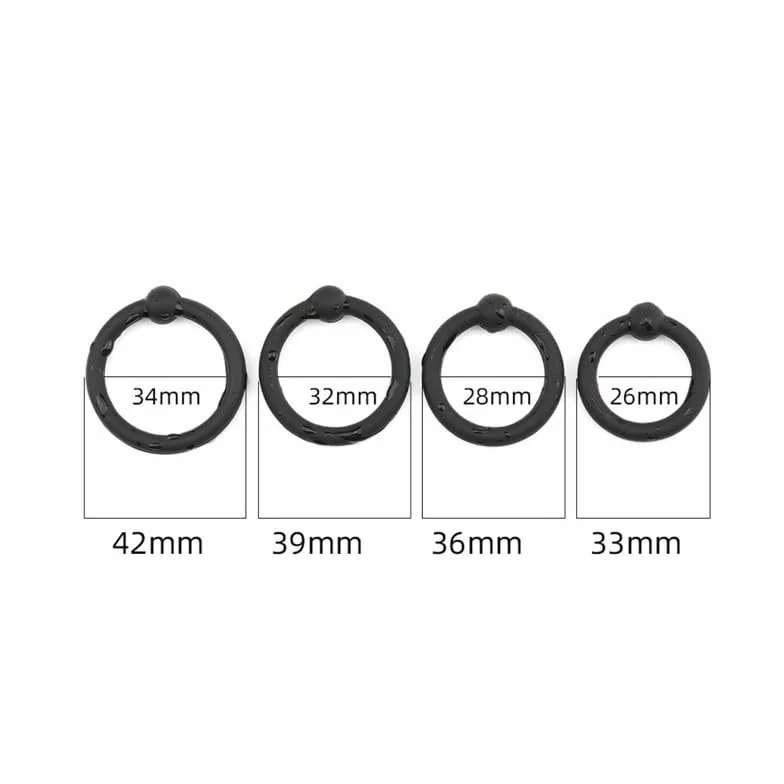 4 Punti Cerchio più Tre Muscoli Combinazione Modello Classico Nero Indoor Fitness Allenamento Anello, Regalo per Coppia -D7-IT