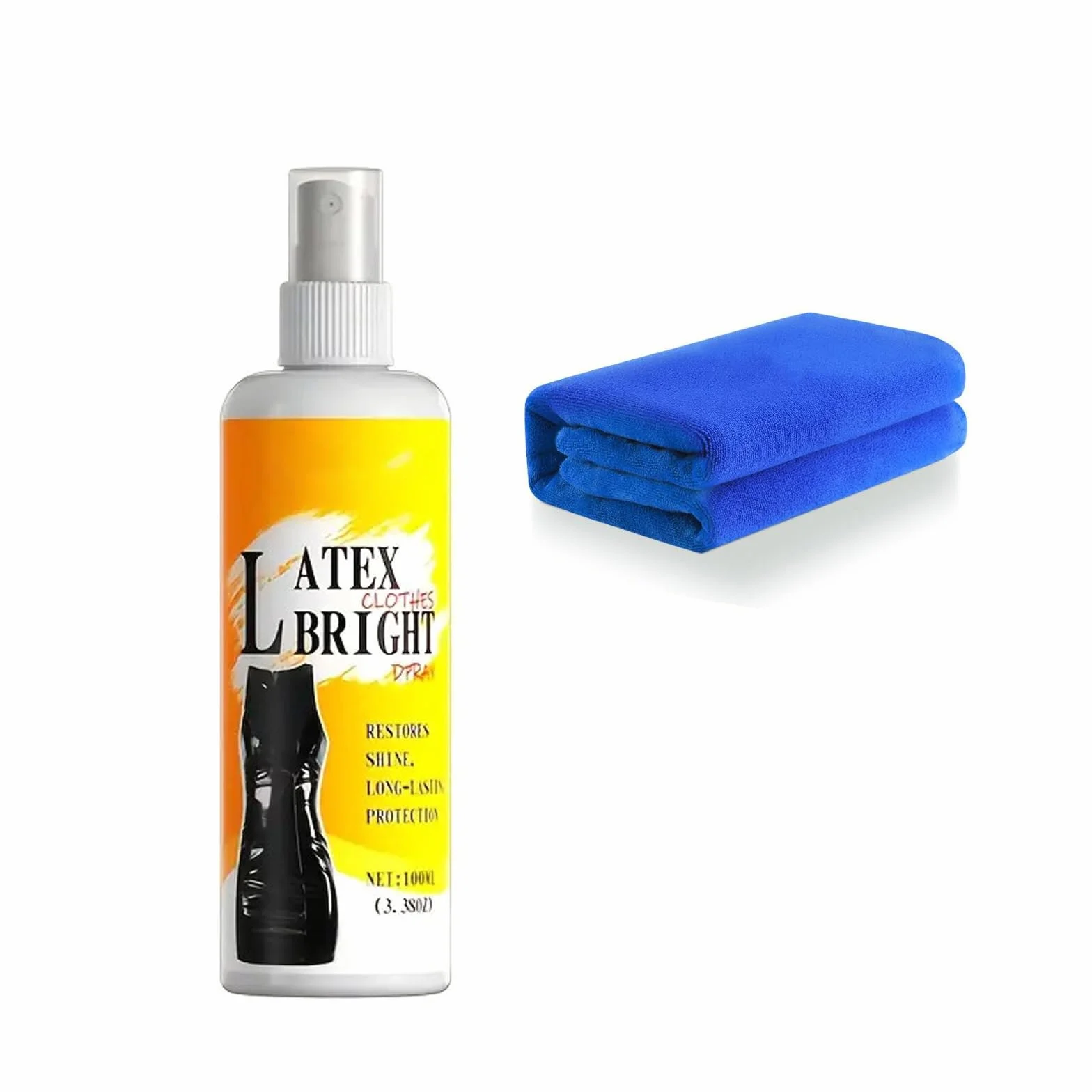 Spray in lattice lucido 100 ml con asciugamano per pulizia, rivestimento protettivo resistente all'umidità