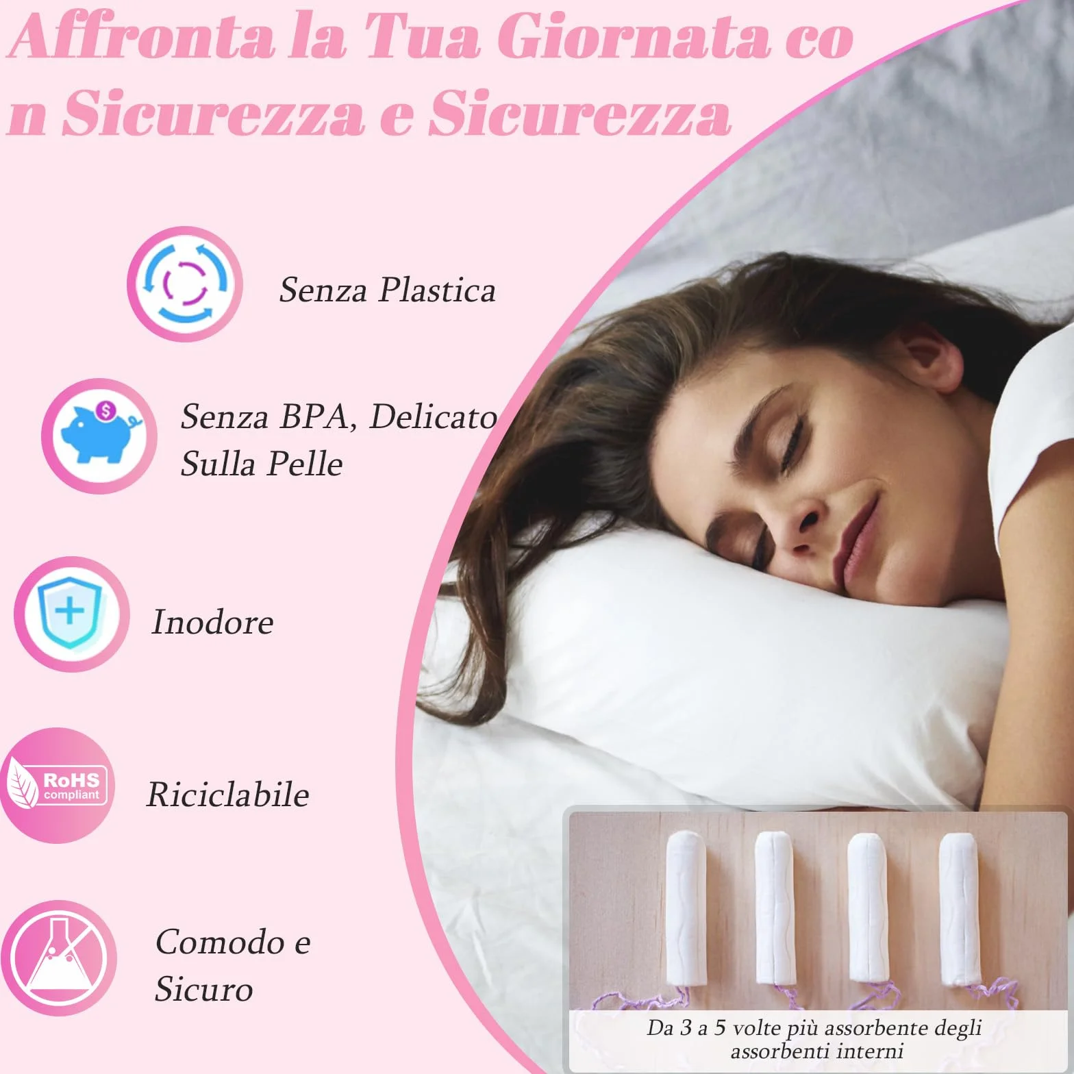 Coppetta Mestruale, 2 Pezzi (S+L) – Coppetta Mestruale Riutilizzabile in Silicone Medico 100% per Tutti i Periodi Mestruali, Senza Rischio per lo Sport e il Nuoto - Rosa
