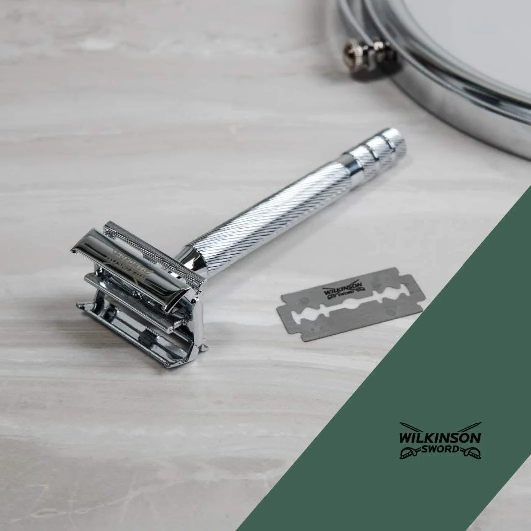 Wilkinson Sword - Lame Doppio Taglio Classic Premium Vintage Edition - Rasatura Barba Classica - Pack 10 Lame per Uomo