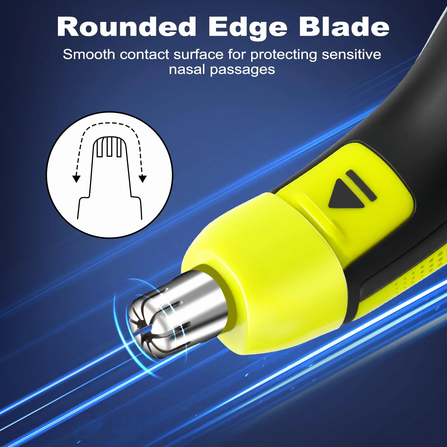 Upgraded Lame per Naso e Orecchie Compatibile con One Blade QP2824 QP2734 QP2520 QP2530 QP2620 QP2630 O Blade & Pro 360