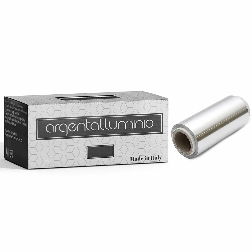 Rotolo alluminio parrucchieri ARGENTALLUMINIO 14 micron H12 cm 83016