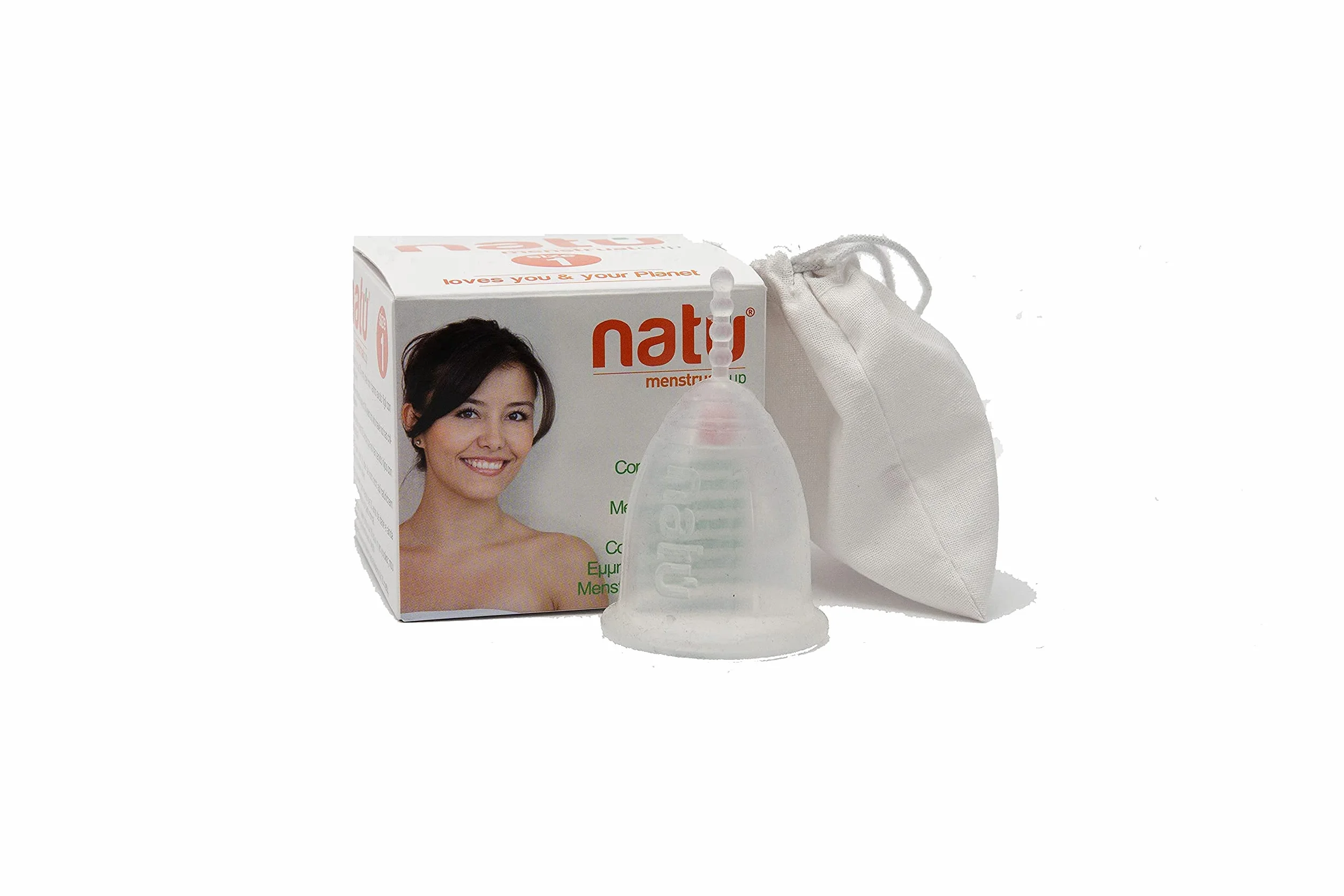 COPPETTA MESTRUALE NATU’ 1 MORBIDISSIMA FACILE INSERIMENTO ASSORBENTI CICLO 1