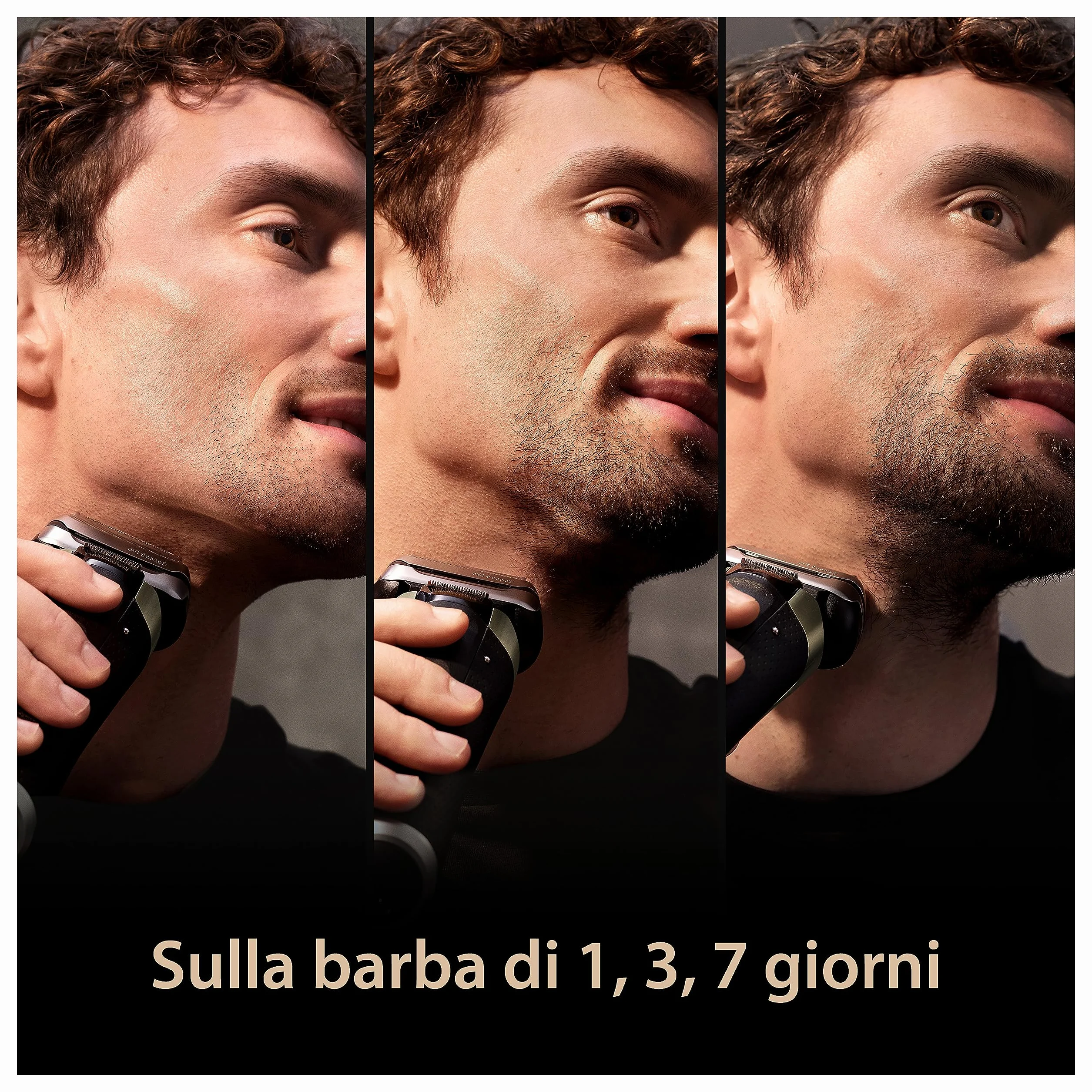 Braun Series 9 PRO+ Rasoio Elettrico Uomo, Impermeabile, Batteria Litio Ion, Serie 9567cc Argento