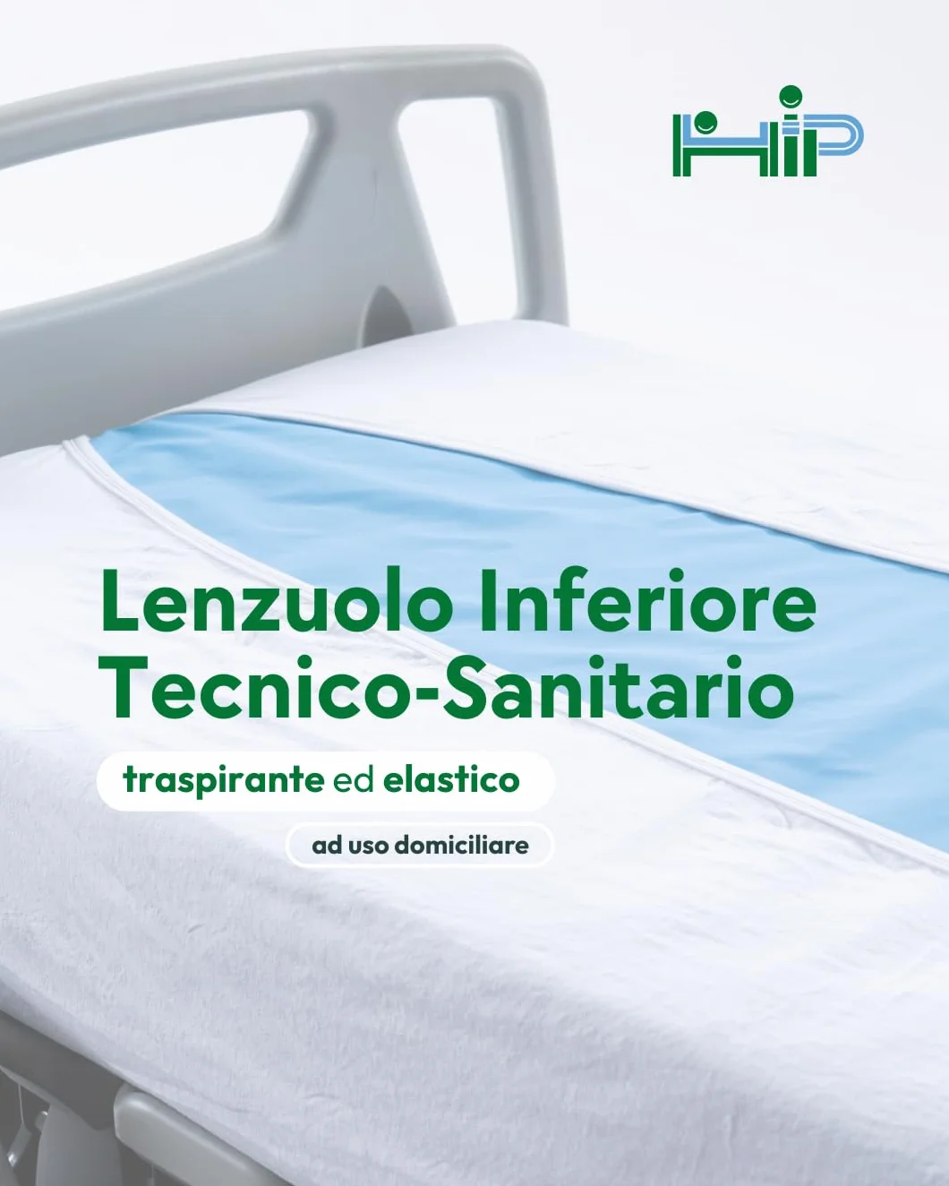 Telo Ad Alta Scivolosità per Spostamenti Sicuri Degente, Ausilio per Degenza Domiciliare, Riduce Attrito e Rischi, Bianco