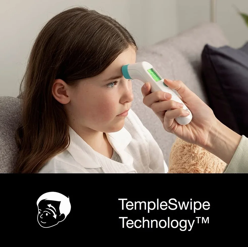 Braun TempleSwipe BST200 Termometro per fronte a temperatura codificato a colori