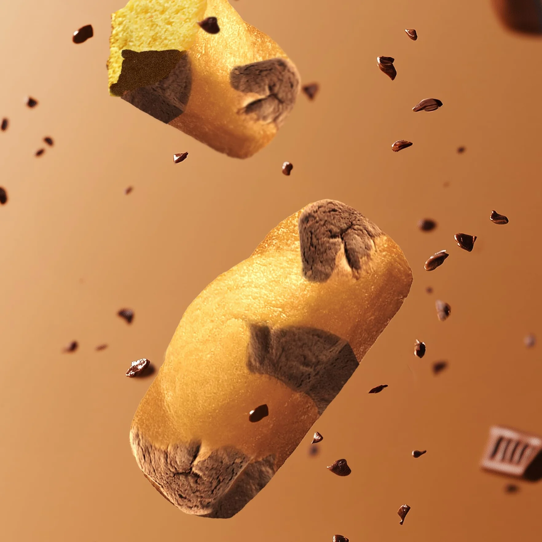 Plumcake Proteico Variegato Cacao EatPro, 10 Plum Cake Da 45g, 1% Zuccheri, 18% Di Proteine, Dolci Chetogenici Low Carb, Colazione Proteica, Plumcake Senza Zucchero, Snack Keto