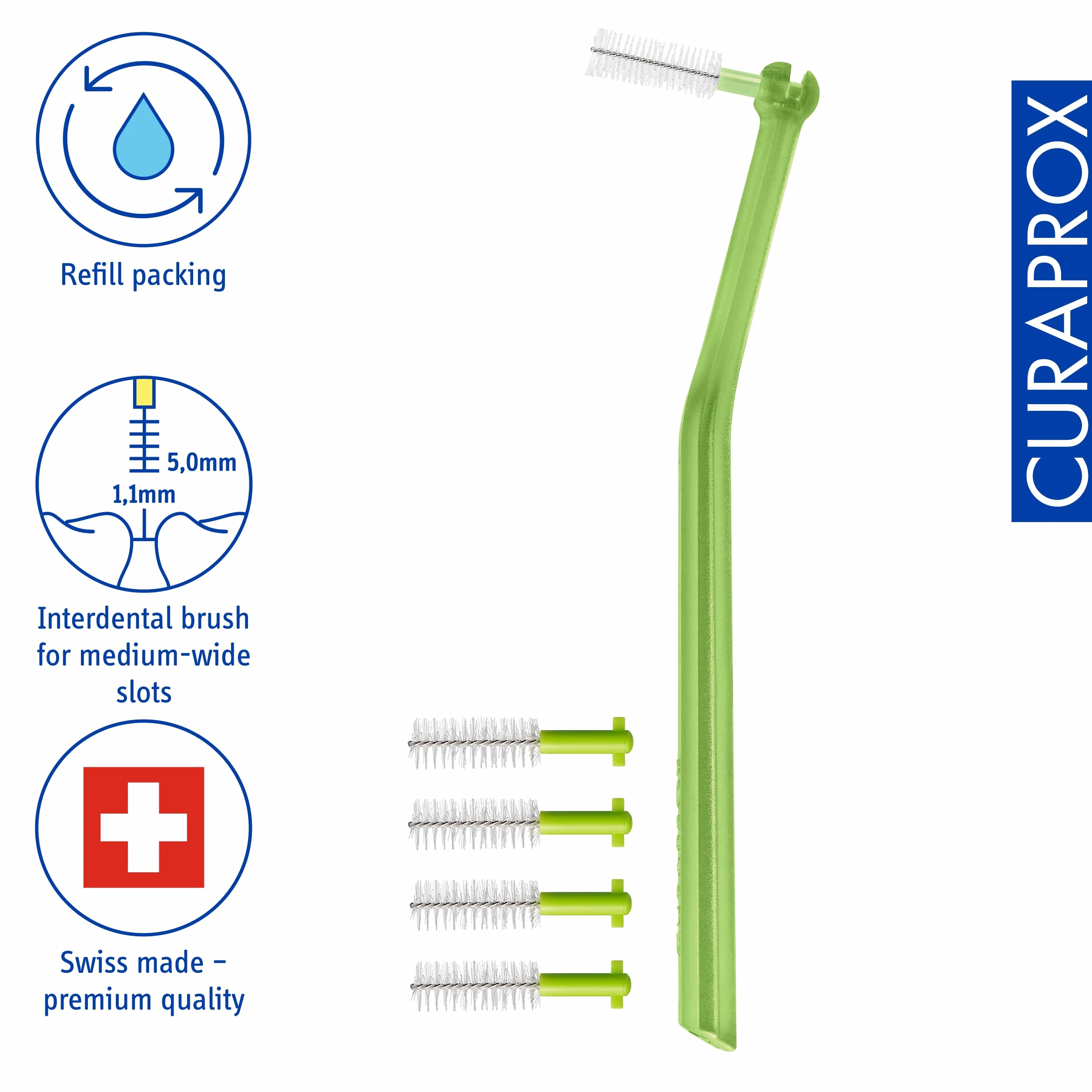 CURAPROX PRIME PLUS VERDE 5PZ