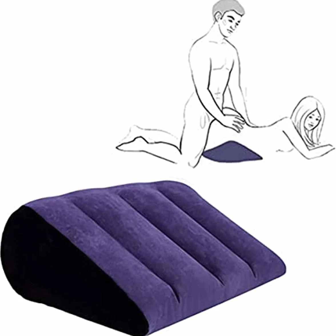 Sex Toys Cuscino Gonfiabile Viola, Regalo Originale