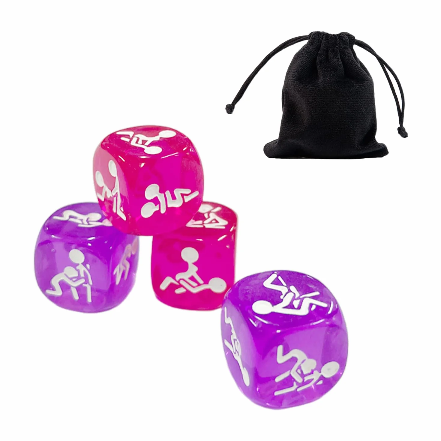 4 Dadi Divertenti, Accessori Per Coppie, Giocattoli Interattivi Per Coppie, Giochi Creativi Con Dadi, Giochi Di Lancio Per Adulti