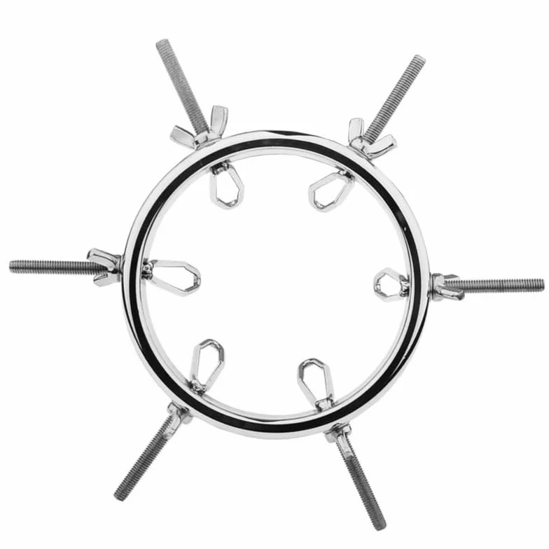 novità Metallo Multifunzionale Anca Stretching Trainer Accessorio, Sei Lati Dimensione di Apertura Regolabile, Strumento Sportivo al Coperto, Regalo di Coppia