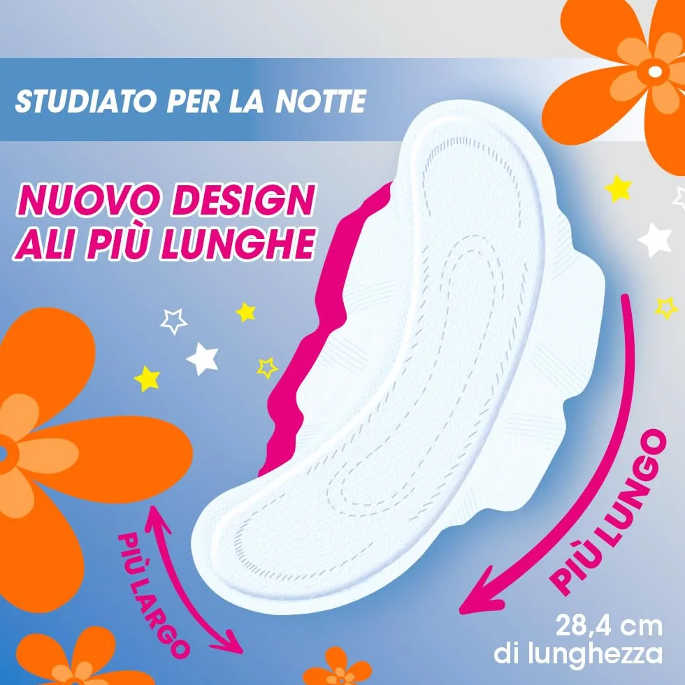 Lines Idea Ultra Notte Ali 48 Assorbenti