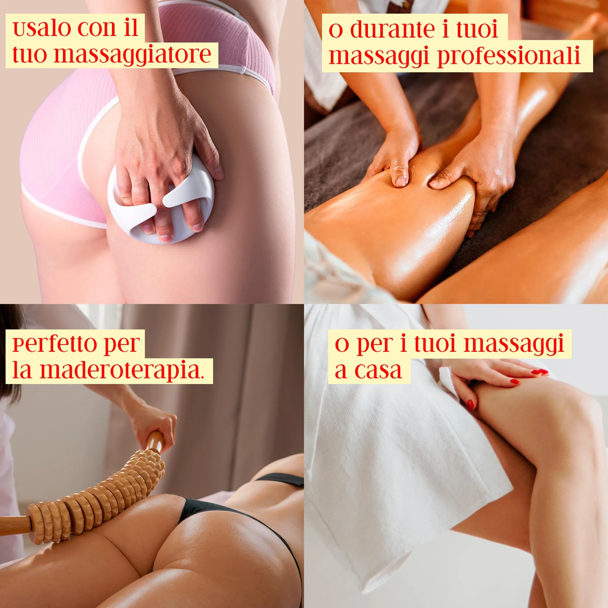 Olio da Massaggio Snellente e Anticellulite Ultra Intensivo 500 ml 100% Naturale Formula Penetrante Profonda
