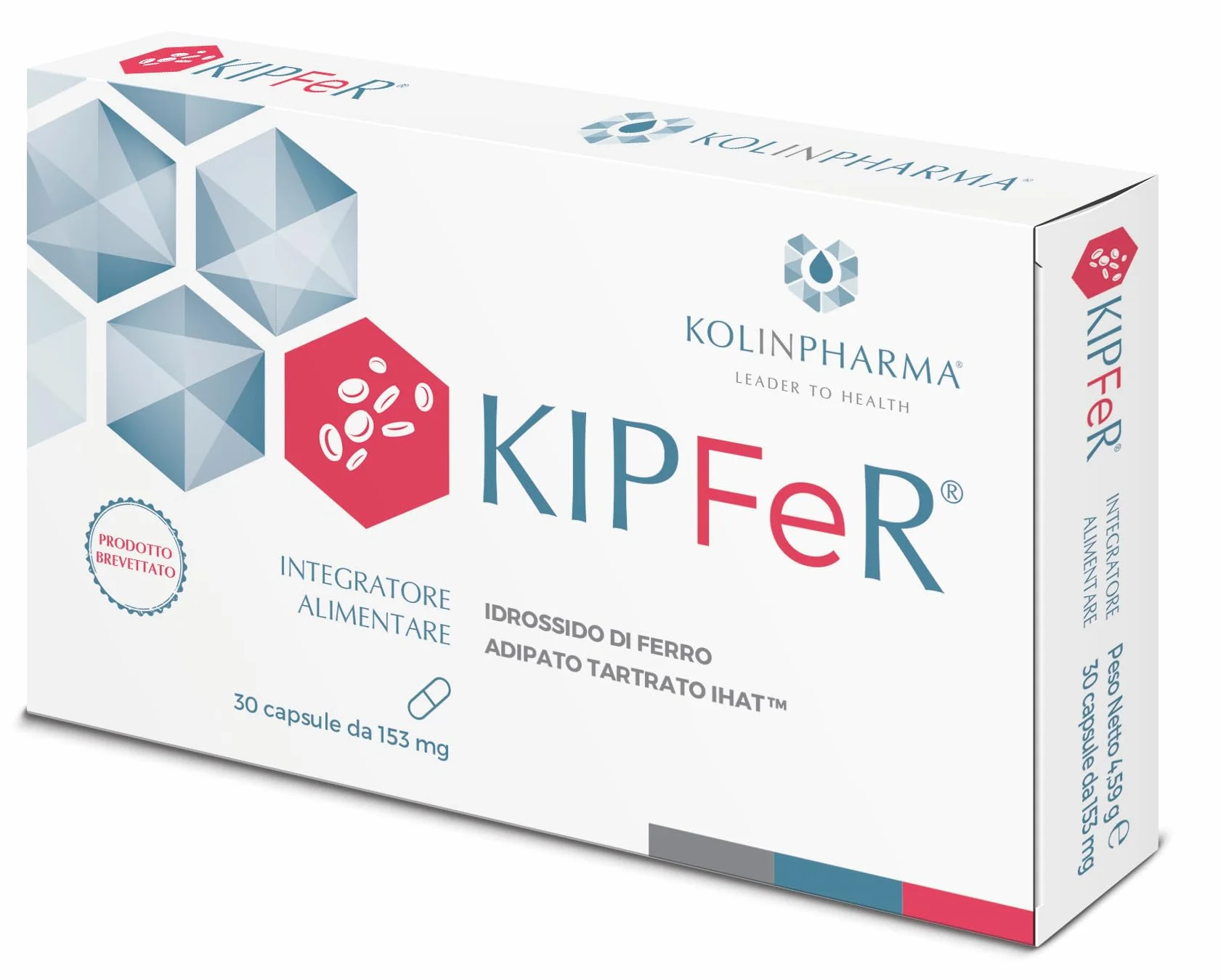 KOLINPHARMA® KIPFeR® 30 Capsule – L’integratore alimentare per tutti i casi di aumentato fabbisogno di Ferro