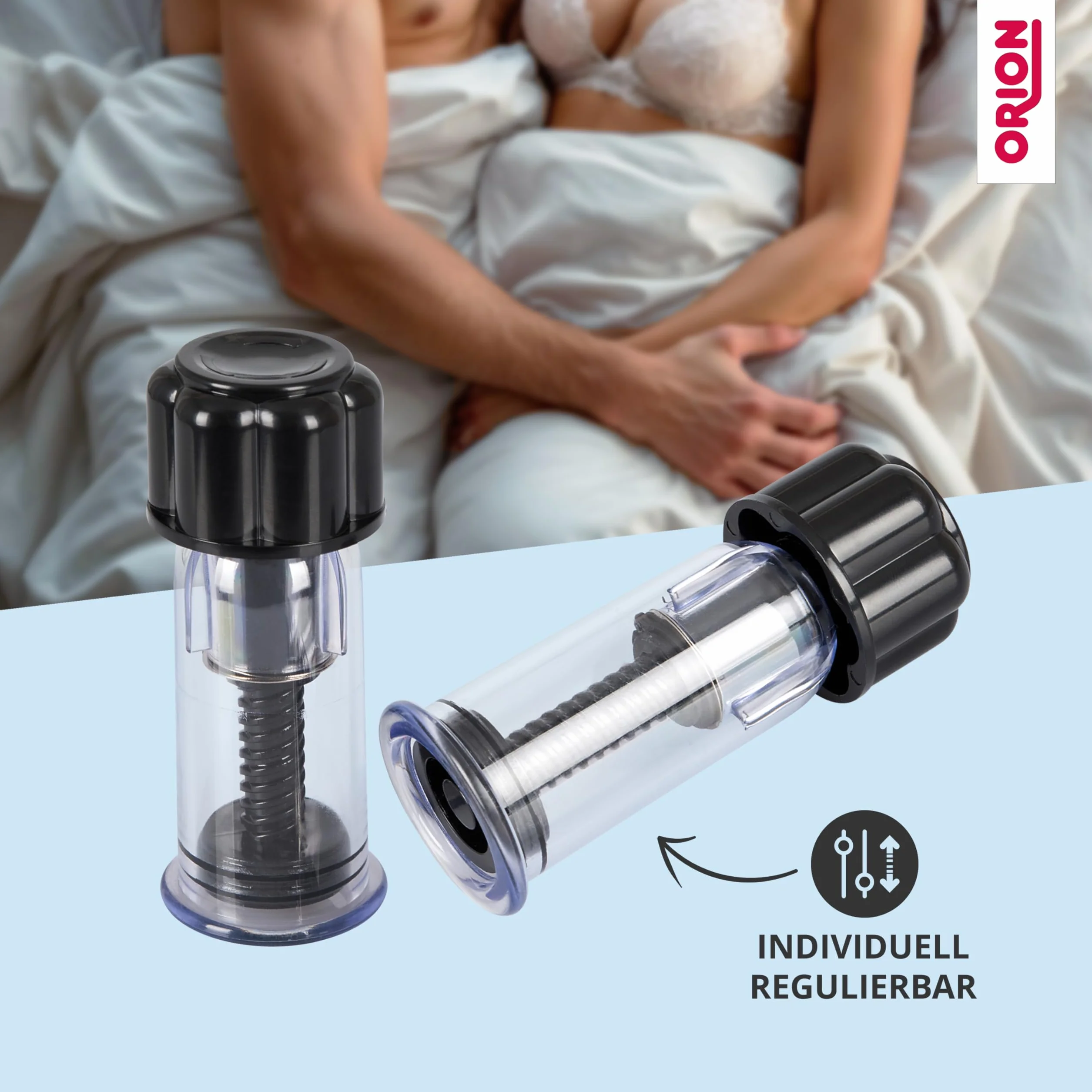 Orion NIPPEL Aspirapolvere – Due capezzoli pompe im Set, capezzoli Aspirapolvere con extra forte assorbimento grazie al Meccanismo, capezzoli pompa per le donne e gli uomini