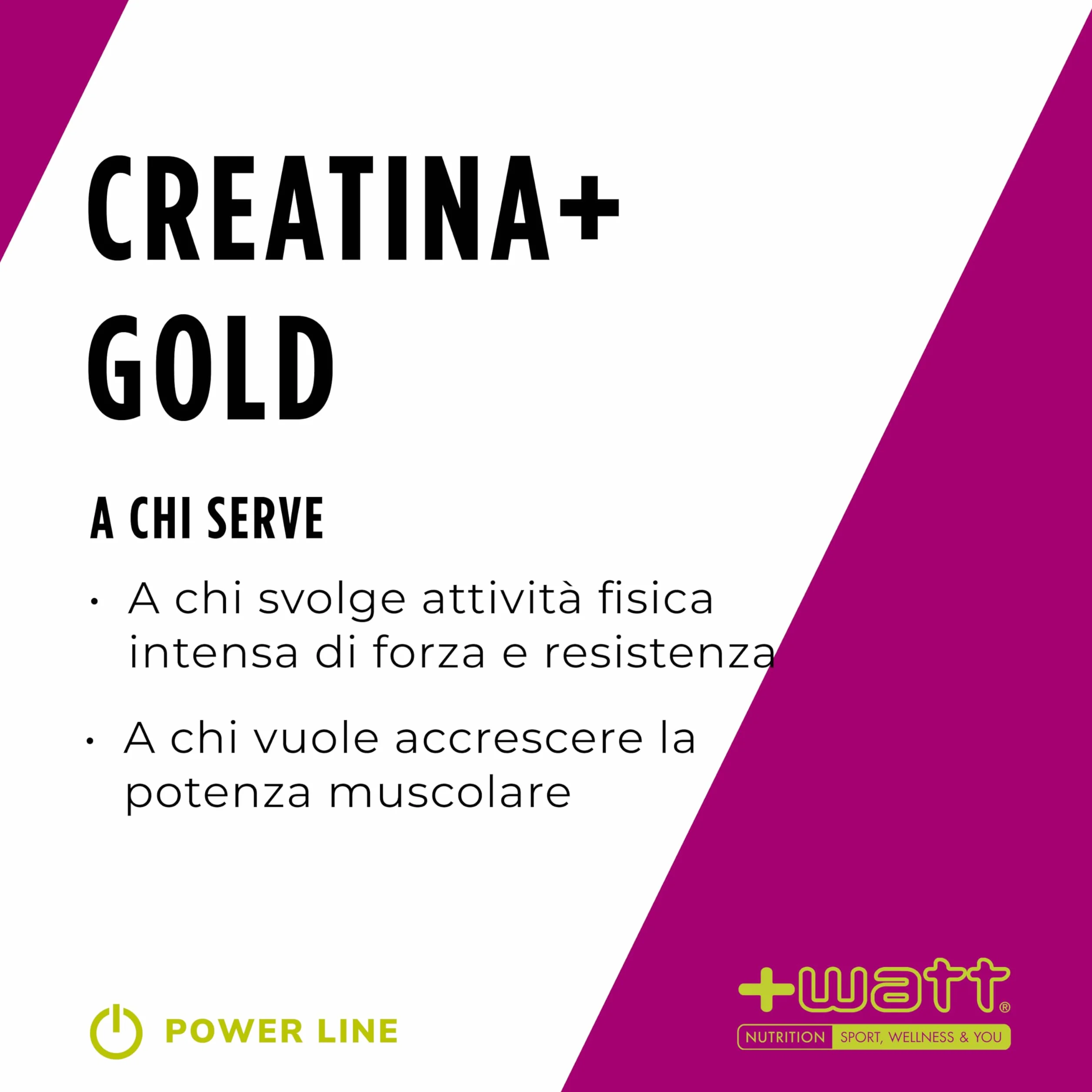 Creatina+ Gold - Integratore Alimentare di Creatina Monoidrato - Incrementa le Prestazioni Durante lo Sforzo - Gluten Free -in Polvere, Formato: 350g