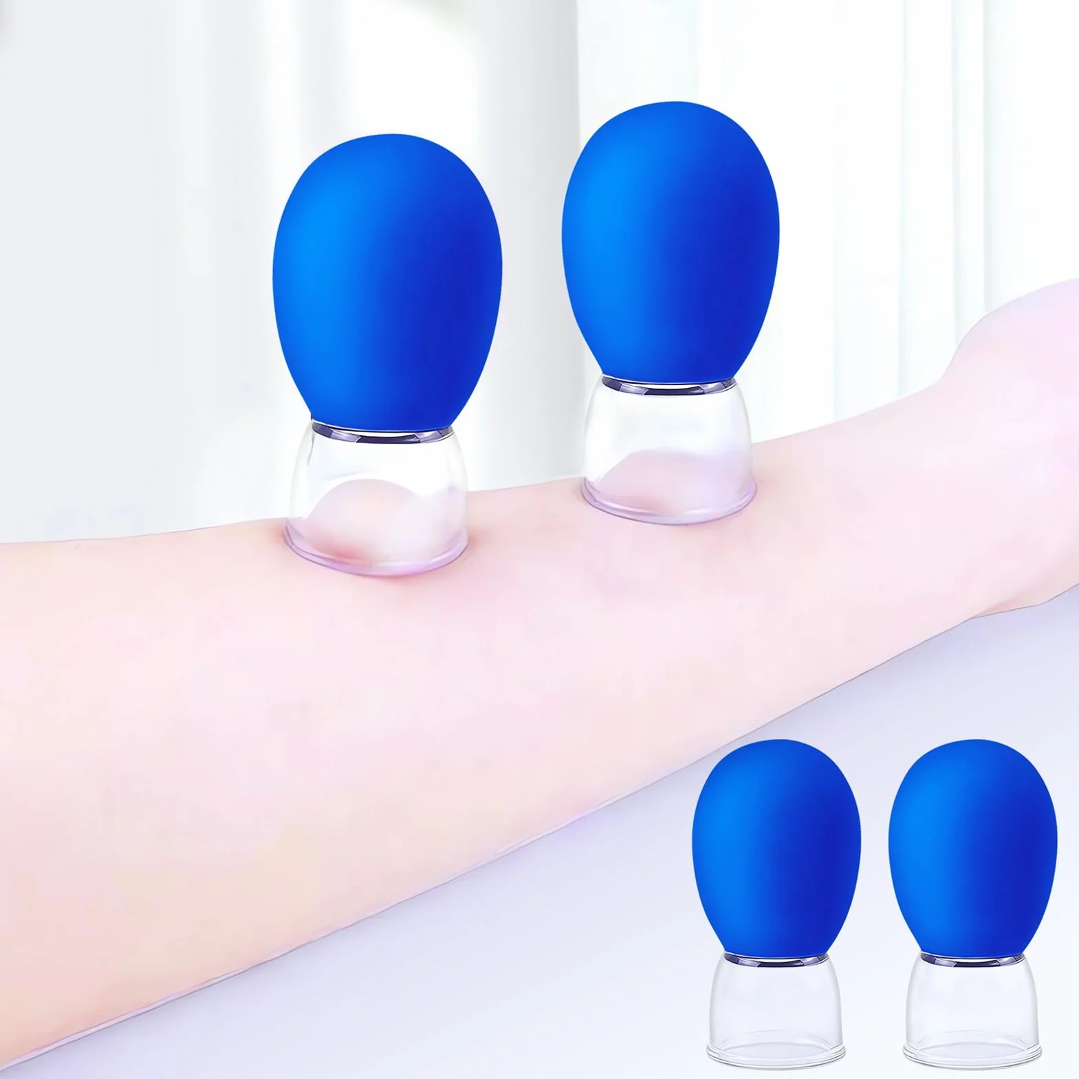 SXOVO Succhiatore di capezzoli in silicone 2 pezzi Pompa per il seno Stimolazione del clitoride Masturbazione Extra Forte Succhiatore di capezzoli Giocattolo sessuale per donne e coppie