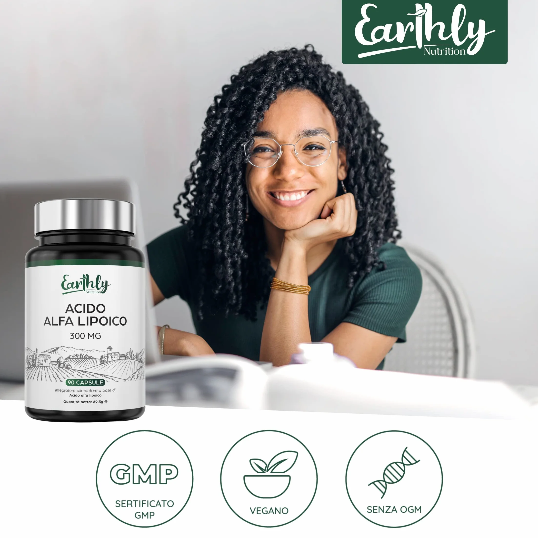 Acido alfa lipoico ALA 90 capsule vegane extra forti