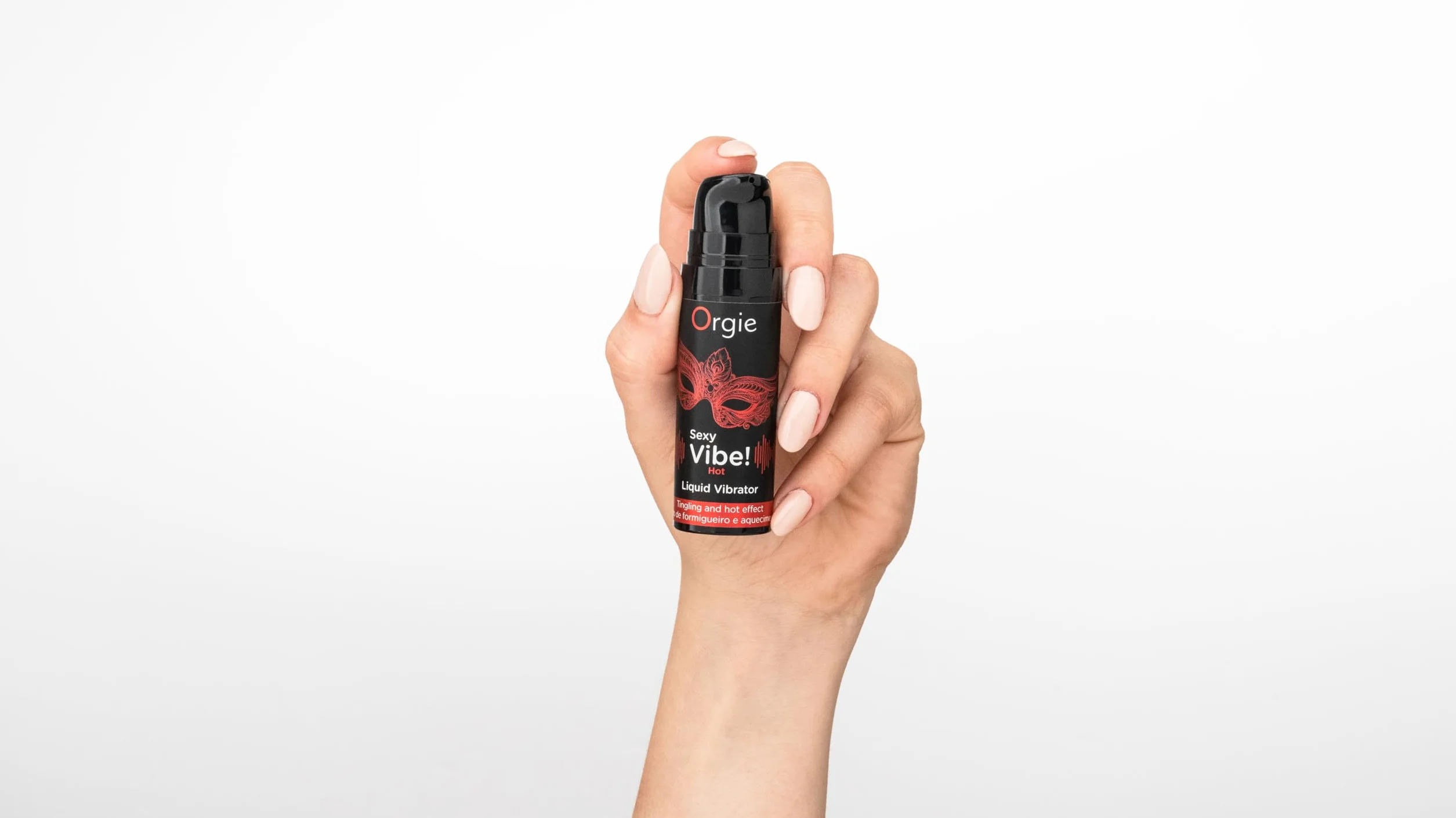 Orgie Sexy Vibe Hot Kissable Arousal Gel - Effetto formicolio e riscaldamento al gusto di fragola - 15 ml