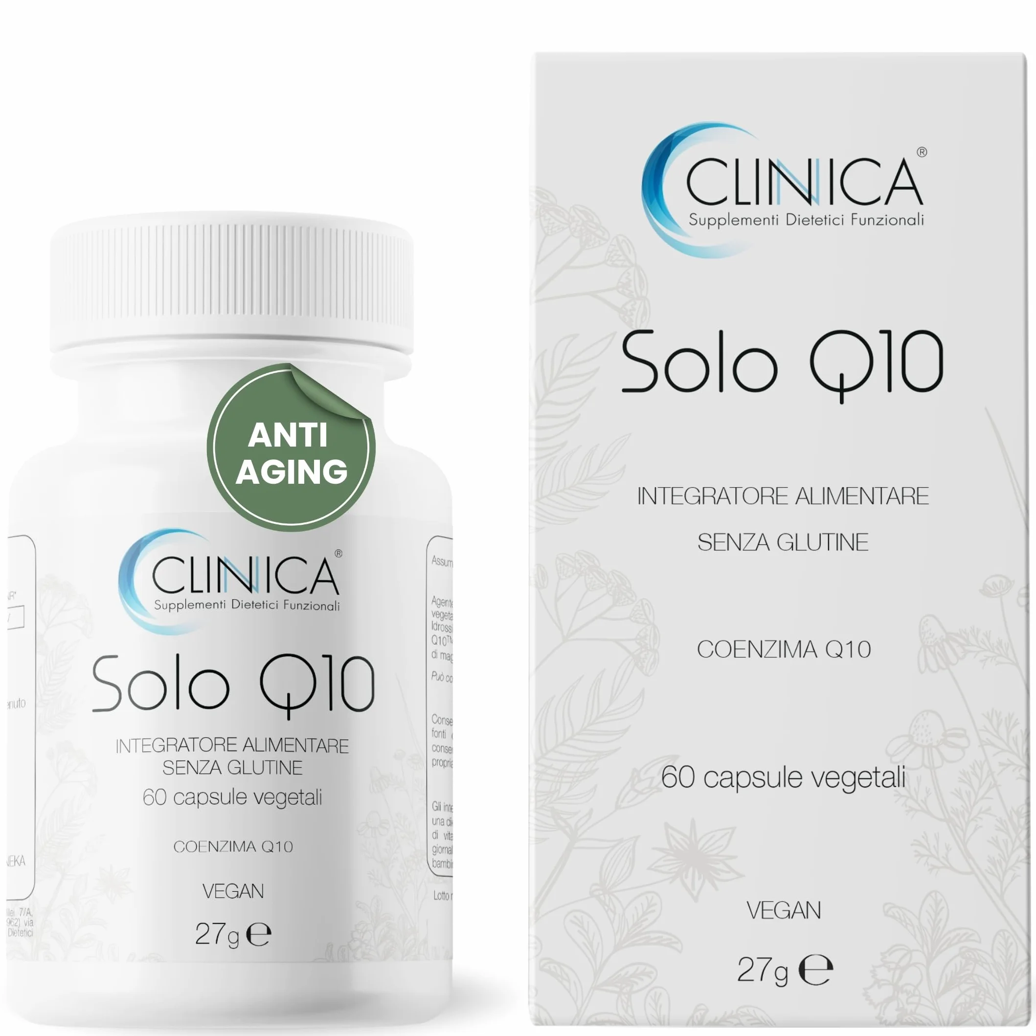 Coenzima Q10 Kaneka 100mg 60 Capsule Vegetali Integratore Coenzima Q10 di Alta Qualità Antiossidanti Integratori, Coq10 Vegan Senza Glutine