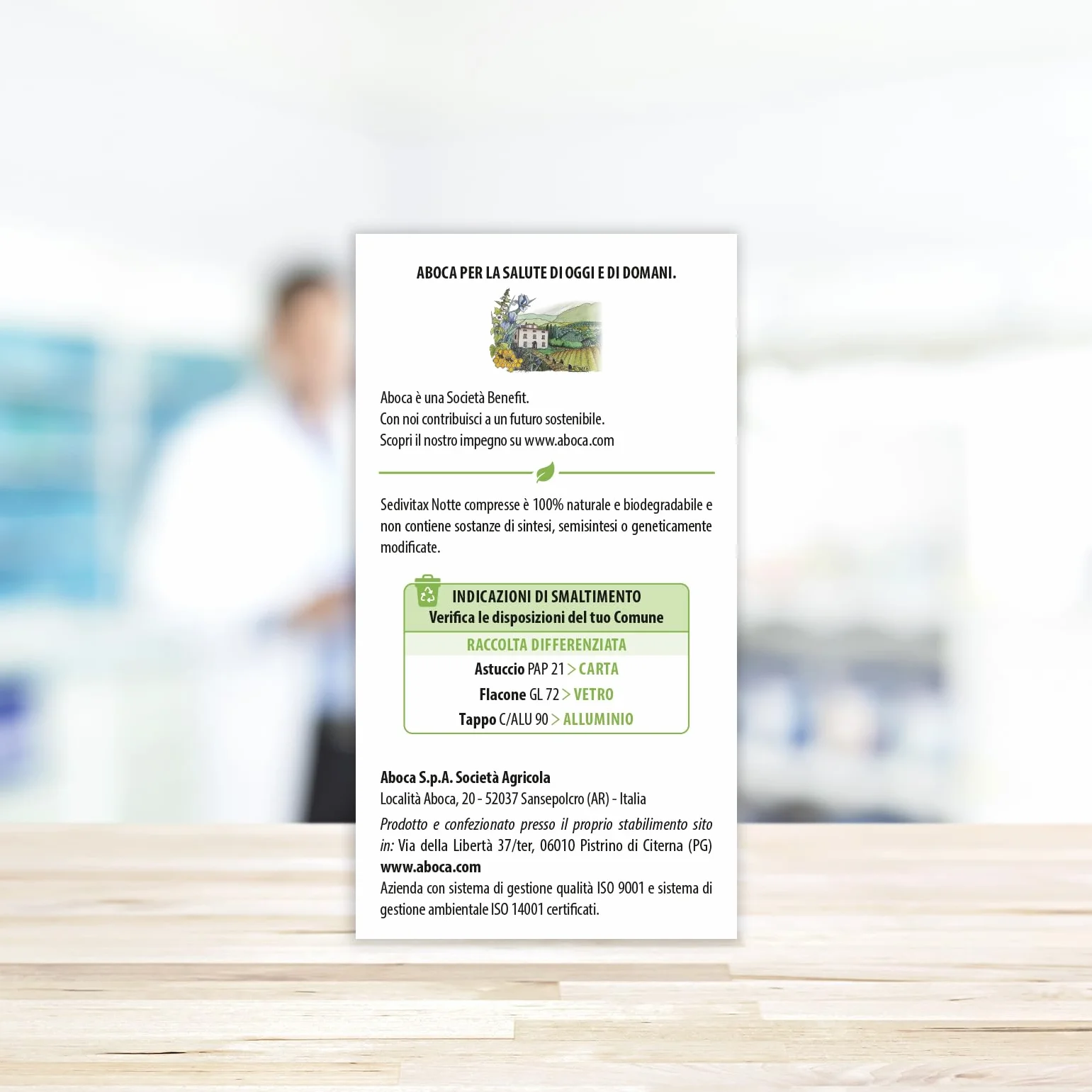 Aboca Sedivitax Notte Advanced Integratore Alimentare 50 Compresse con Withania, Passiflora e Luppolo - Favorisce l'Induzione e la Qualità del Sonno - Formato Convenienza