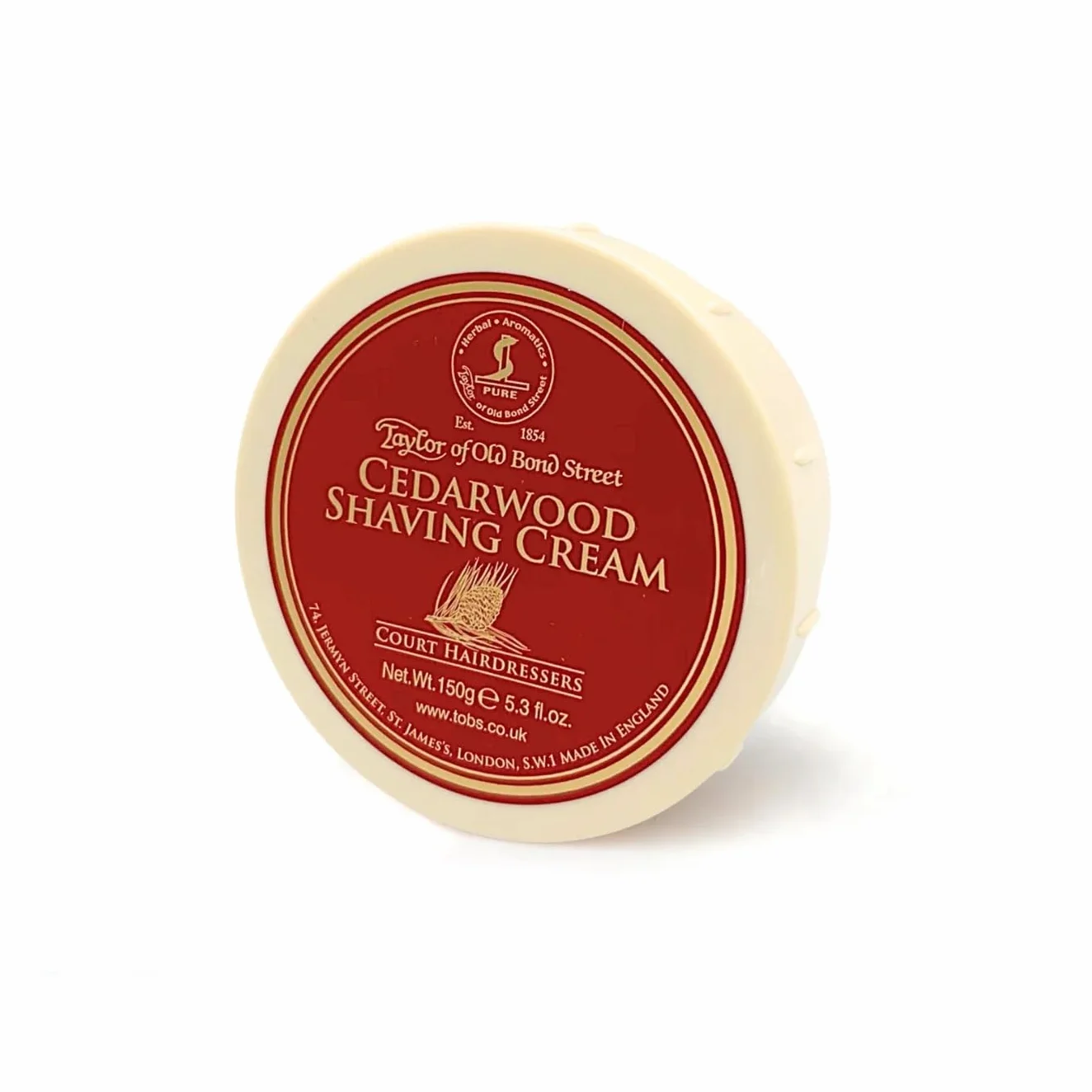 Taylor of Old Bond Street Crema da Rasatura Fragranza Legno di Cedro 1 pz