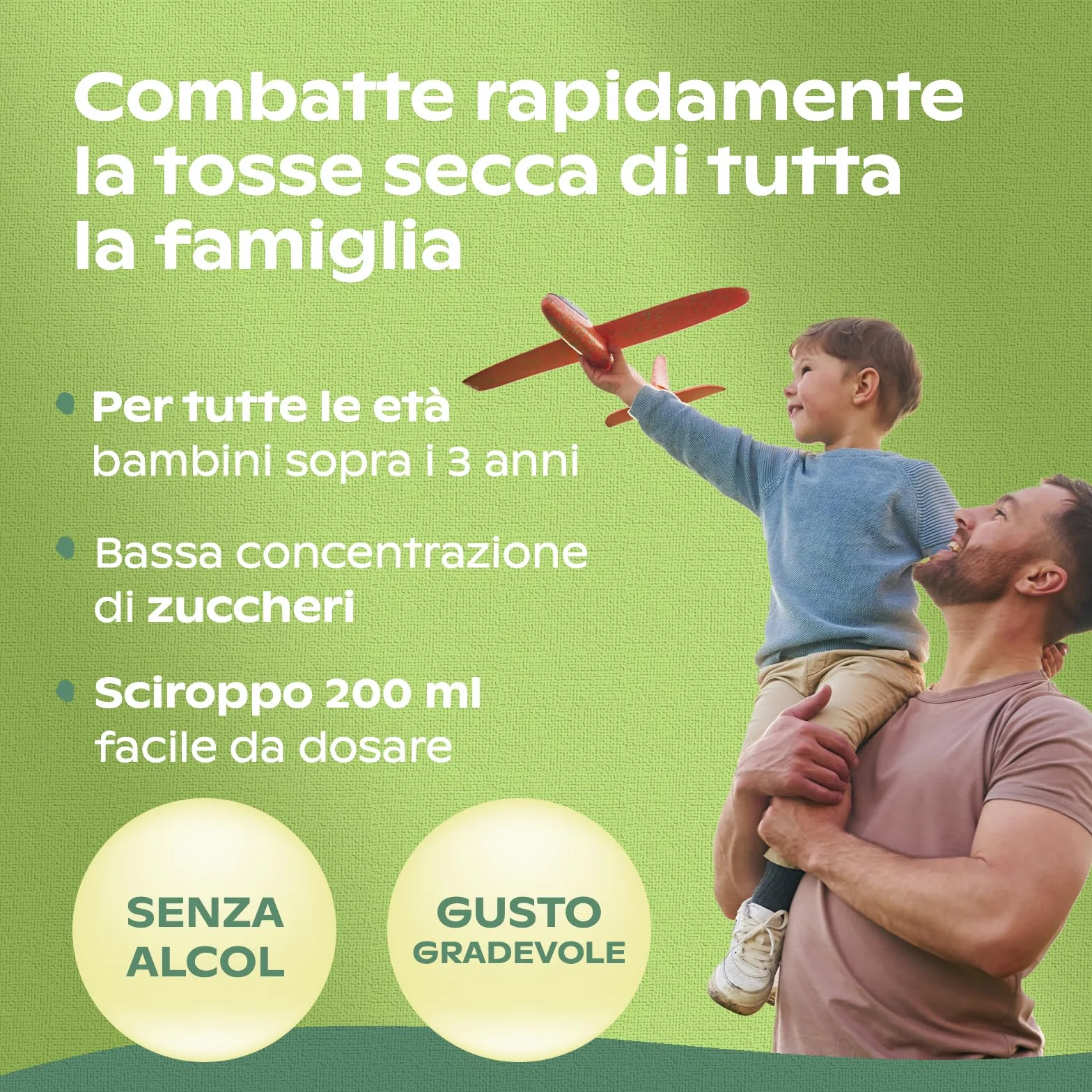 AlmaCalm Alma Farmacie, Sciroppo per Tosse ad Azione Lenitiva, Con Ingredienti Naturali, Malva, Sambuco e Papavero, Anche per Bambini, Bassa Concentrazione di Zuccheri, 200 ml