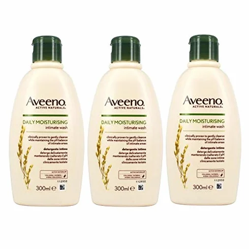 Aveeno Daily Moisturizing Detergente intimo 300 ml Zestaw 3 szt